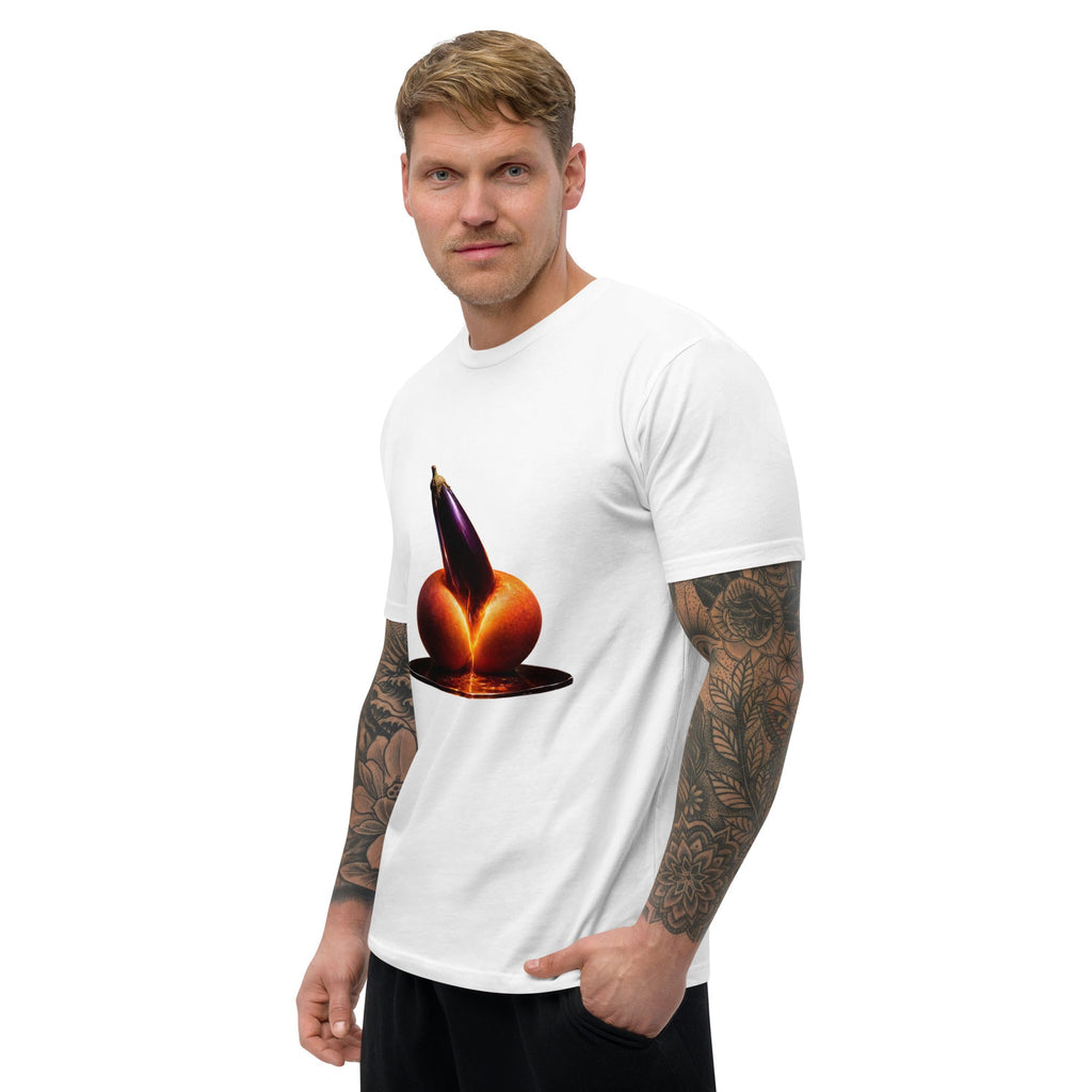 Forbidden Fruit Men's Fitted Premium T-Shirt - AETHERION GALLERY