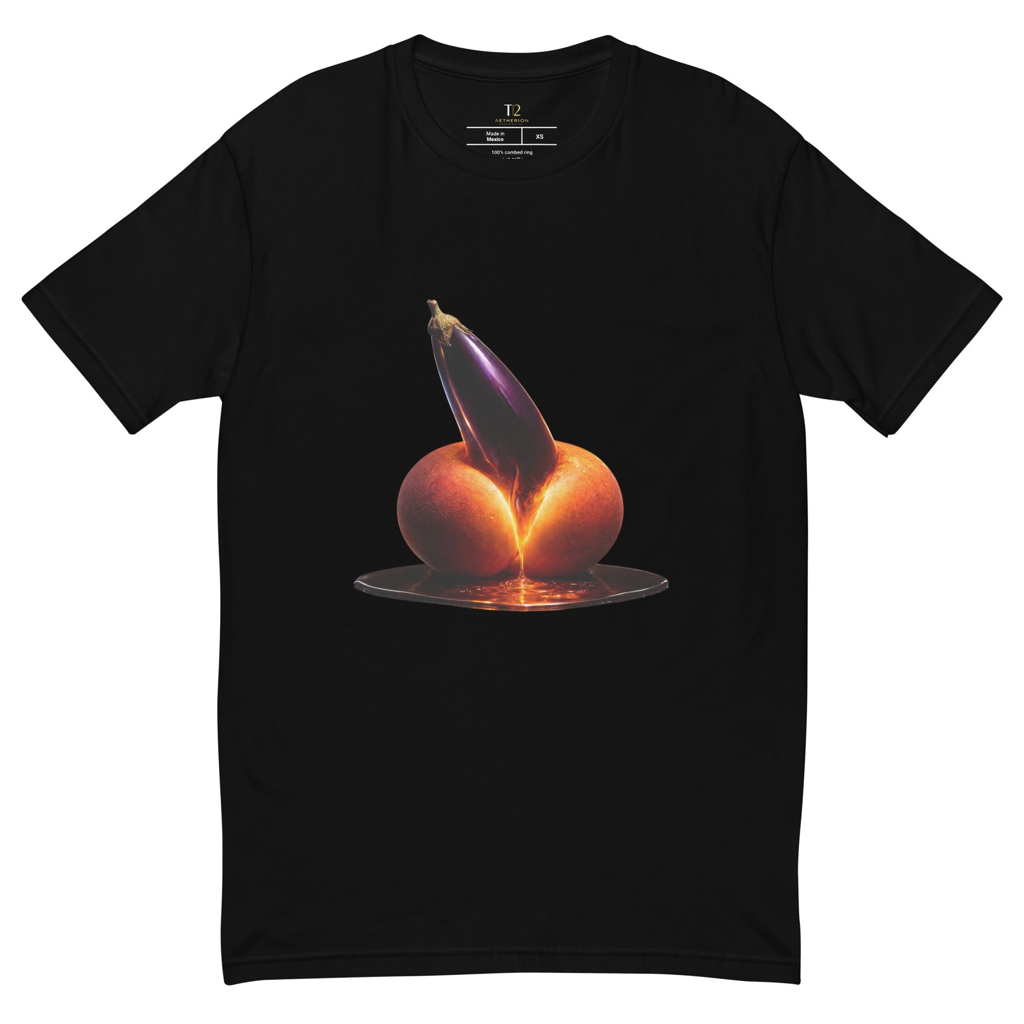 Forbidden Fruit Men's Fitted Premium T-Shirt - AETHERION GALLERY