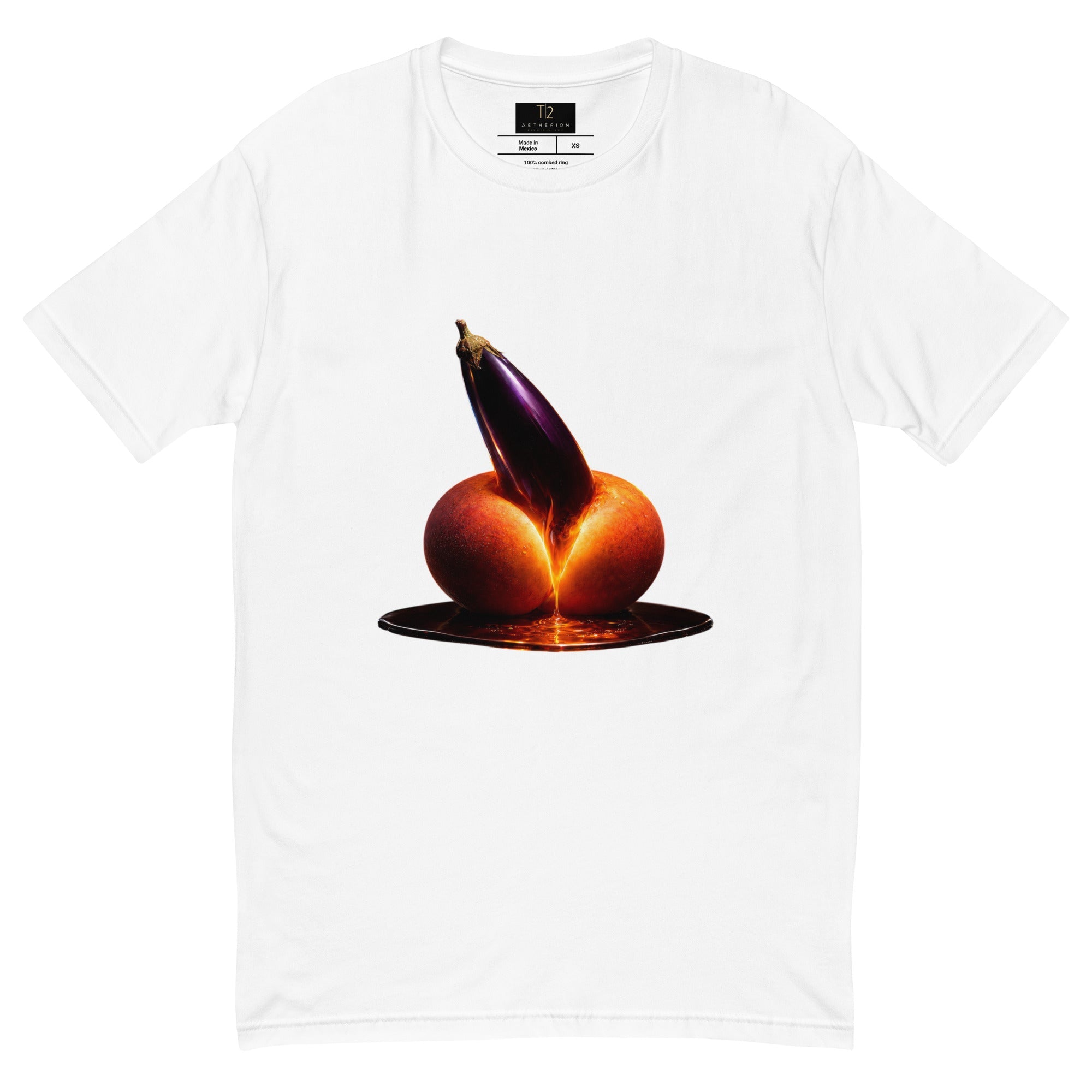 Forbidden Fruit Men's Fitted Premium T-Shirt - AETHERION GALLERY