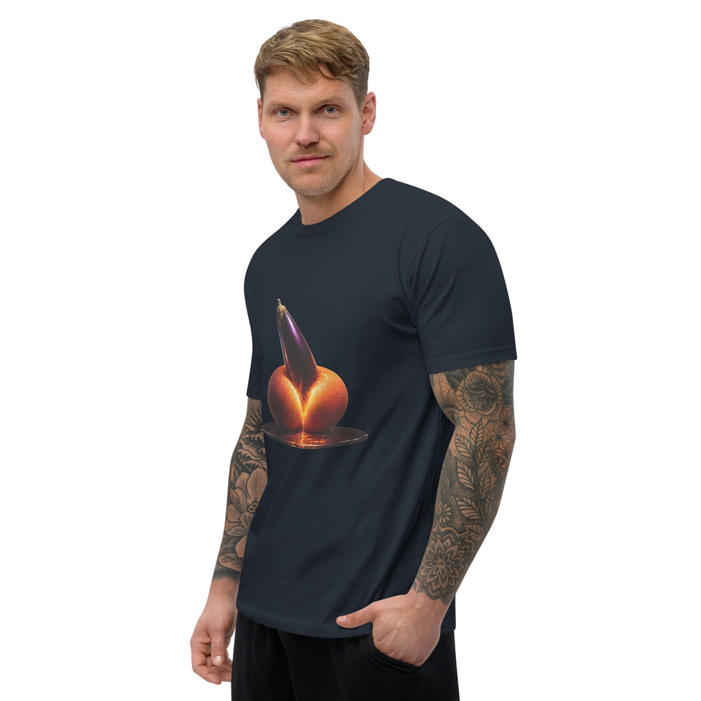 Forbidden Fruit Men's Fitted Premium T-Shirt - AETHERION GALLERY