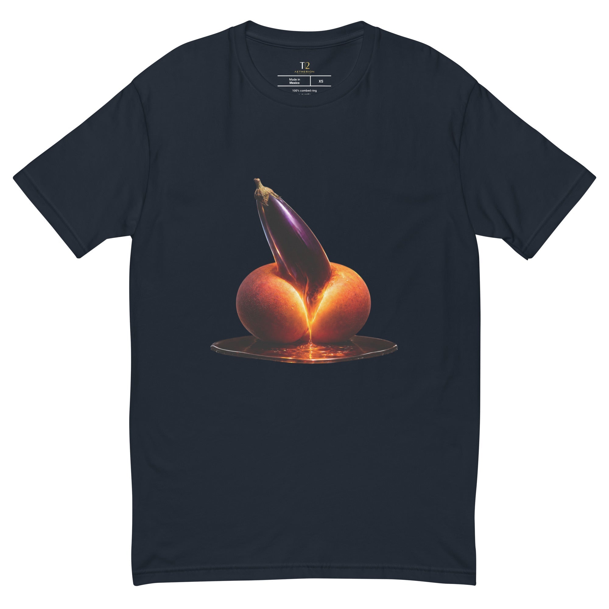 Forbidden Fruit Men's Fitted Premium T-Shirt - AETHERION GALLERY