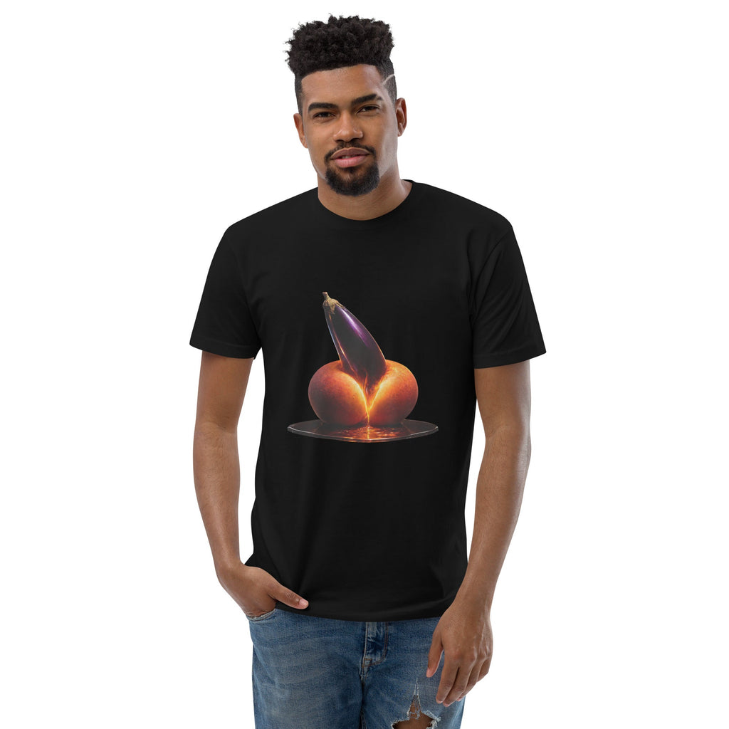 Forbidden Fruit Men's Fitted Premium T-Shirt - AETHERION GALLERY