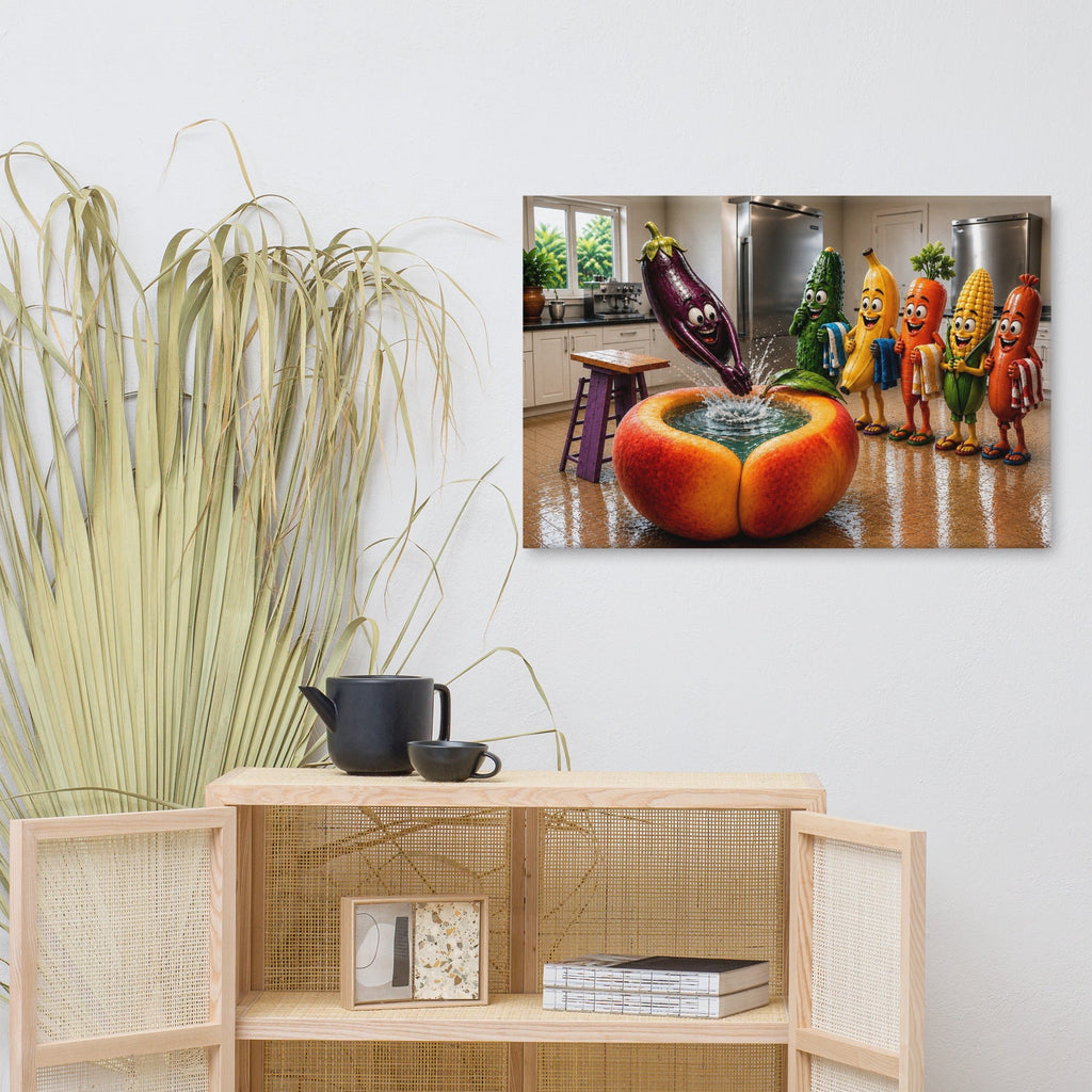 Fruit Juice - Premium Canvas Print - AETHERION GALLERY