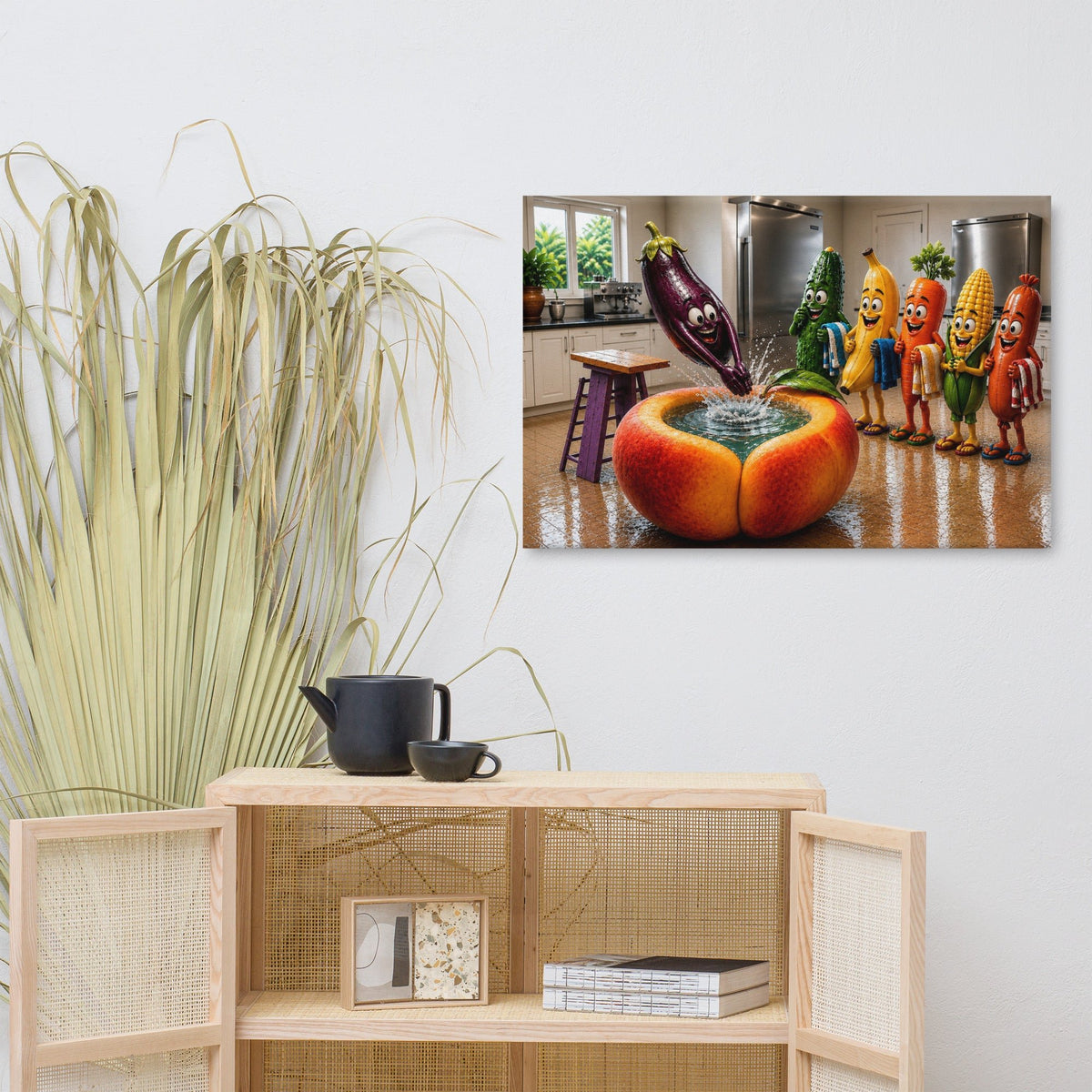 Fruit Juice - Premium Canvas Print - AETHERION GALLERY