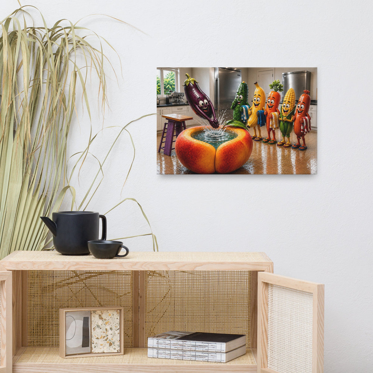 Fruit Juice - Premium Canvas Print - AETHERION GALLERY
