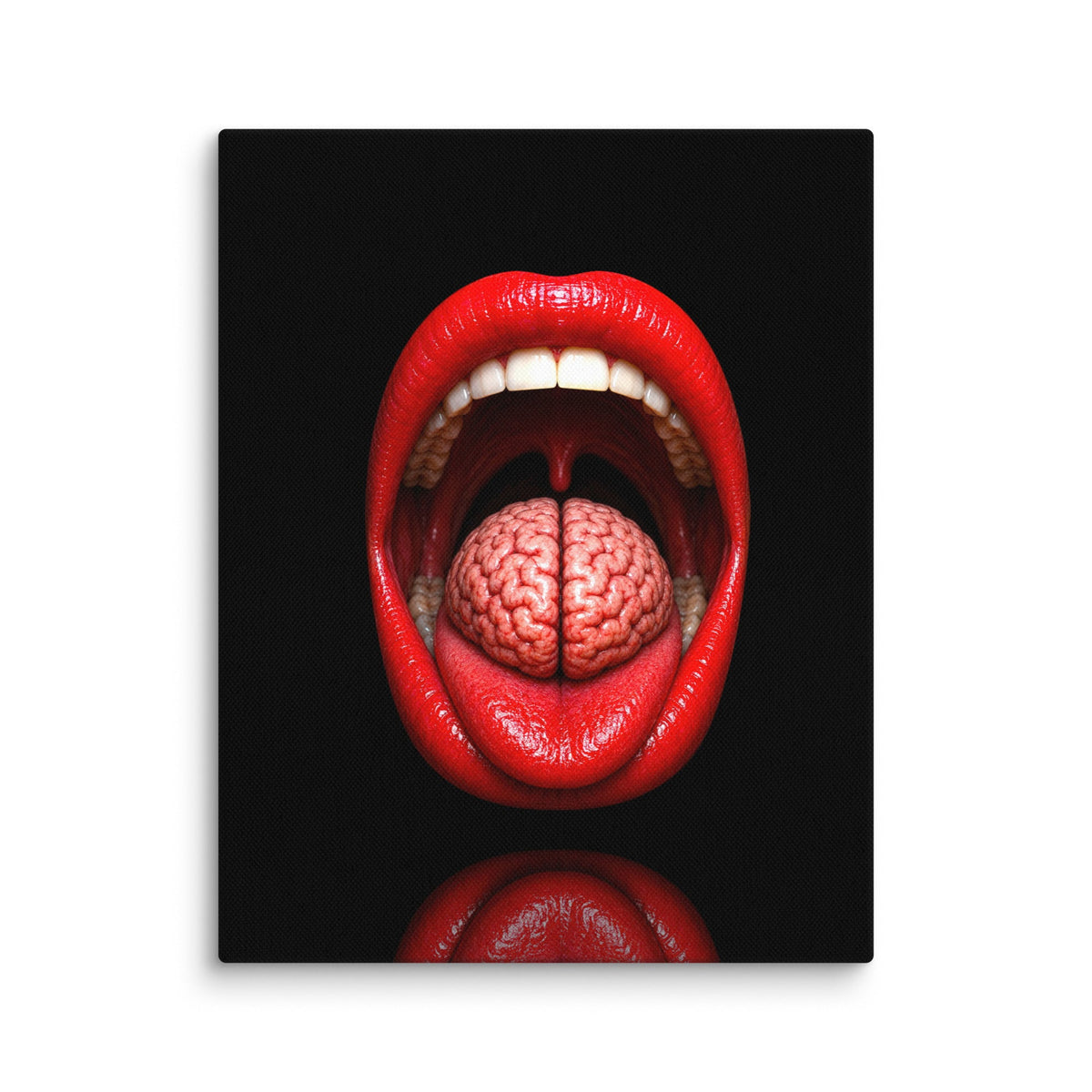 Lip Service Luxury Art Canvas - AETHERION GALLERY
