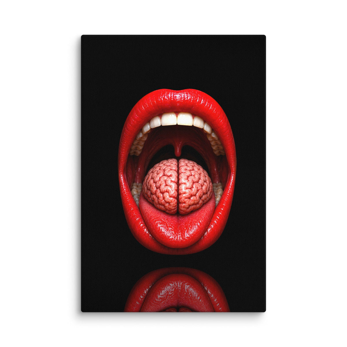 Lip Service Luxury Art Canvas - AETHERION GALLERY