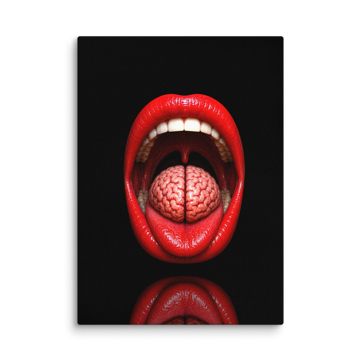 Lip Service Luxury Art Canvas - AETHERION GALLERY