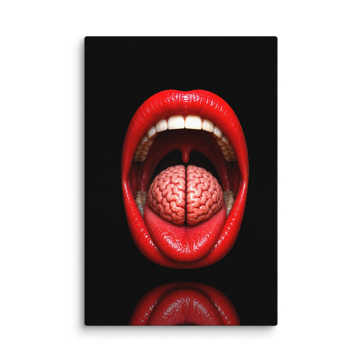 Lip Service Luxury Art Canvas - AETHERION GALLERY