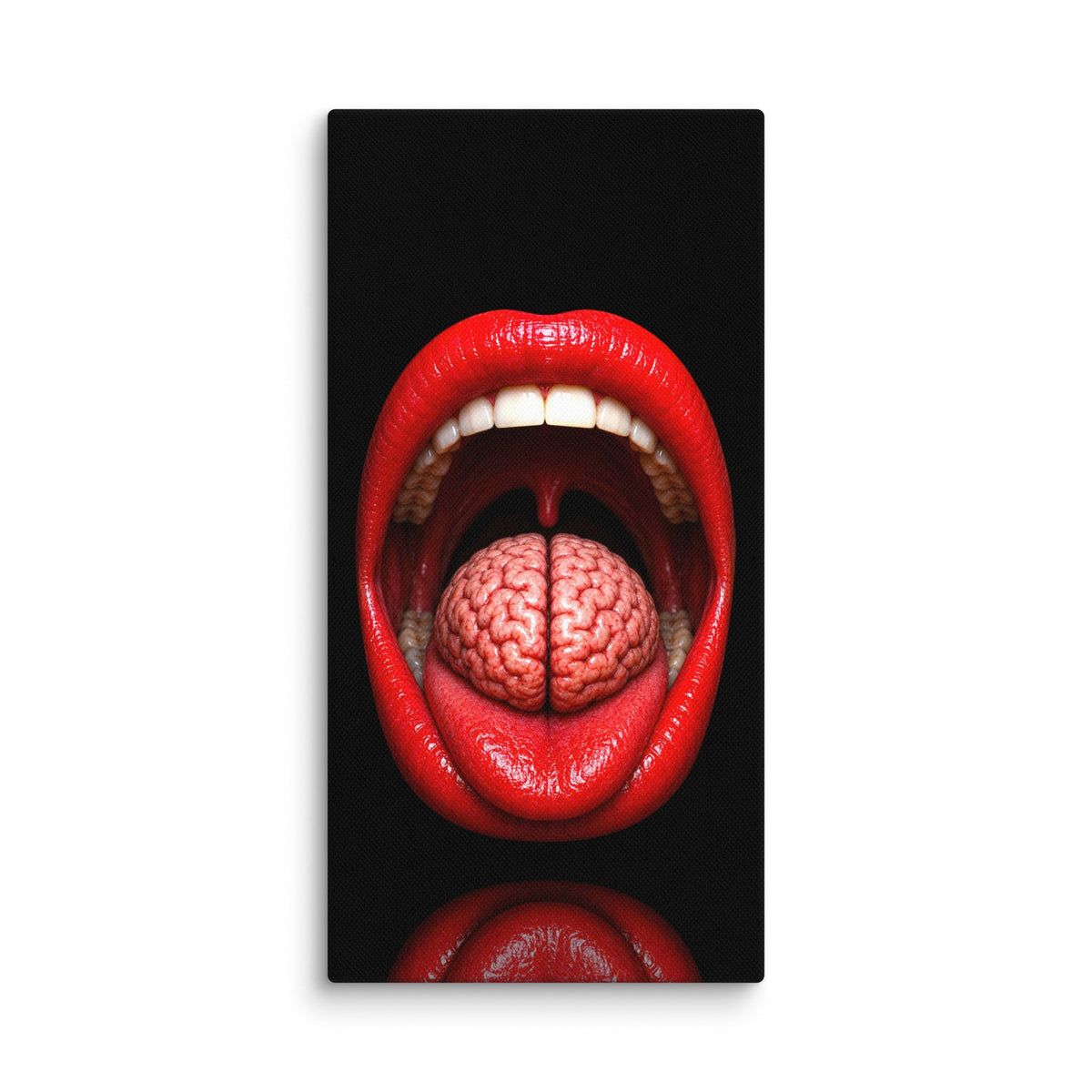 Lip Service Luxury Art Canvas - AETHERION GALLERY