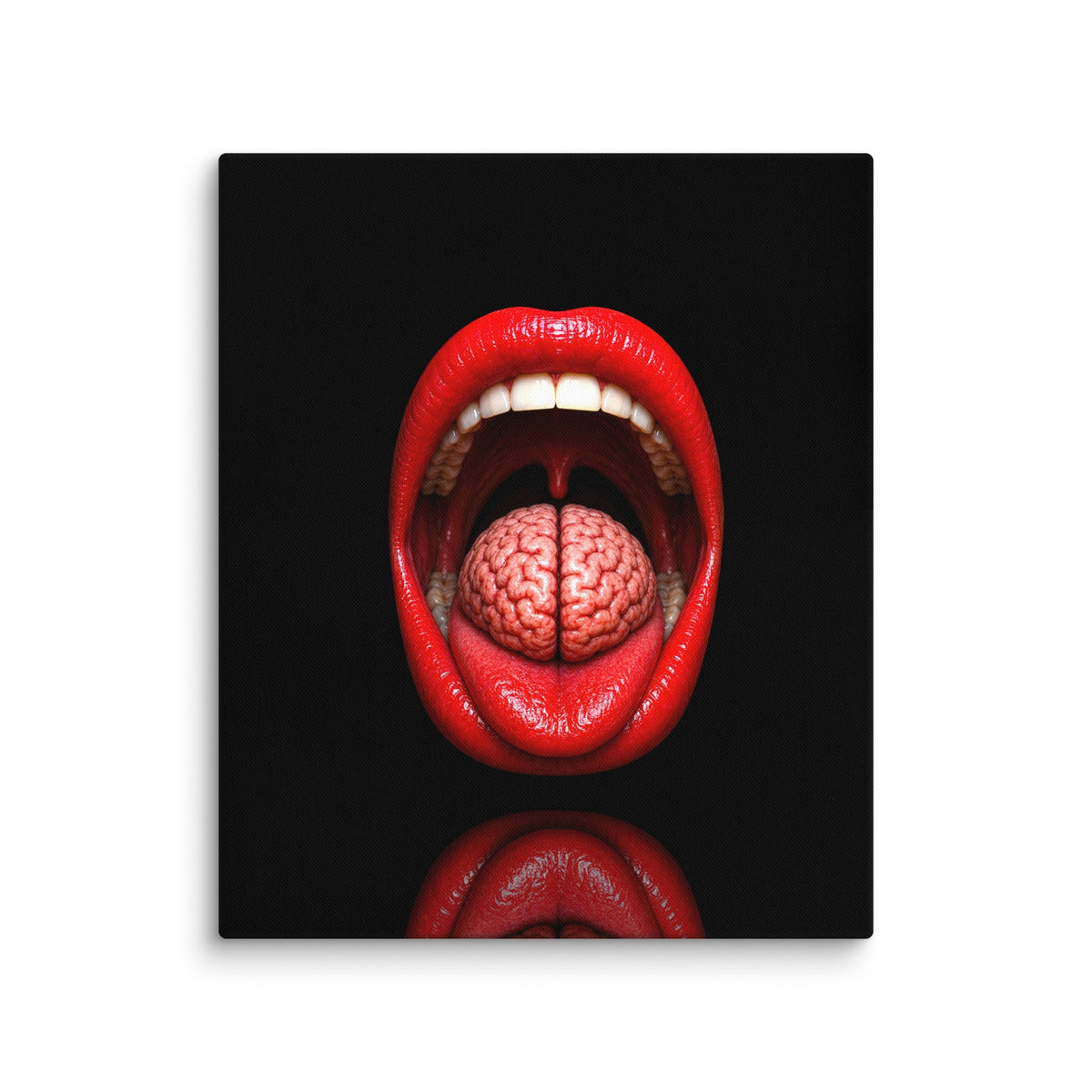 Lip Service Luxury Art Canvas - AETHERION GALLERY