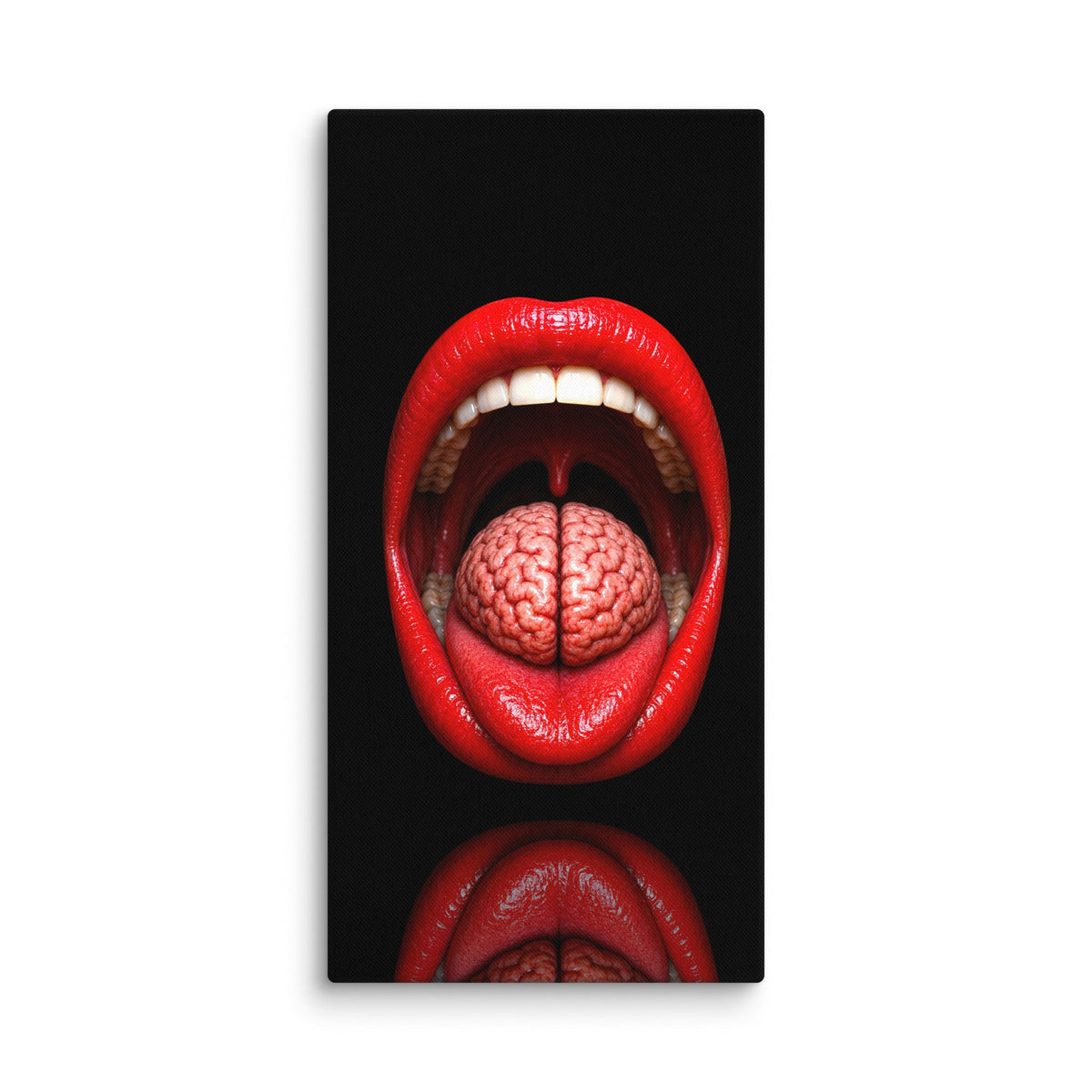 Lip Service Luxury Art Canvas - AETHERION GALLERY