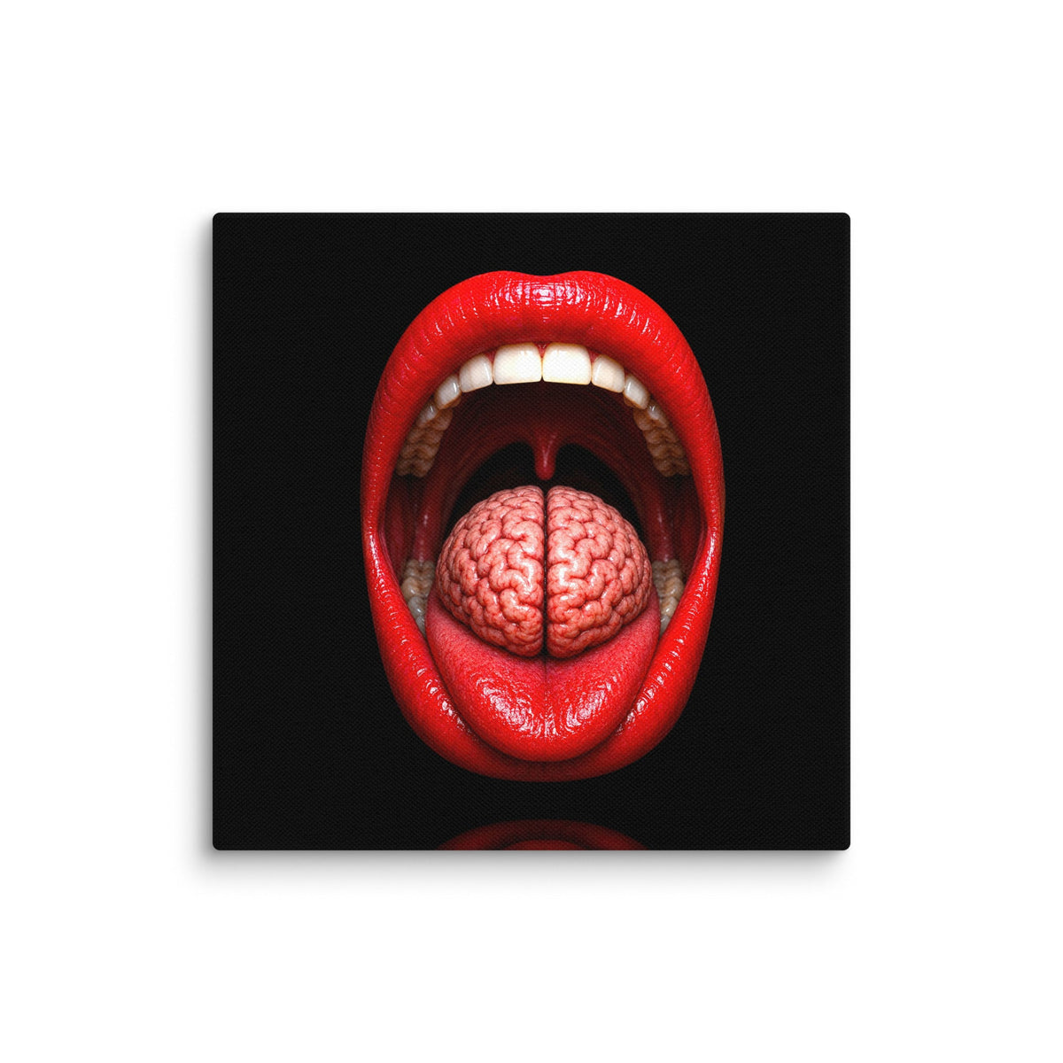 Lip Service Luxury Art Canvas - AETHERION GALLERY
