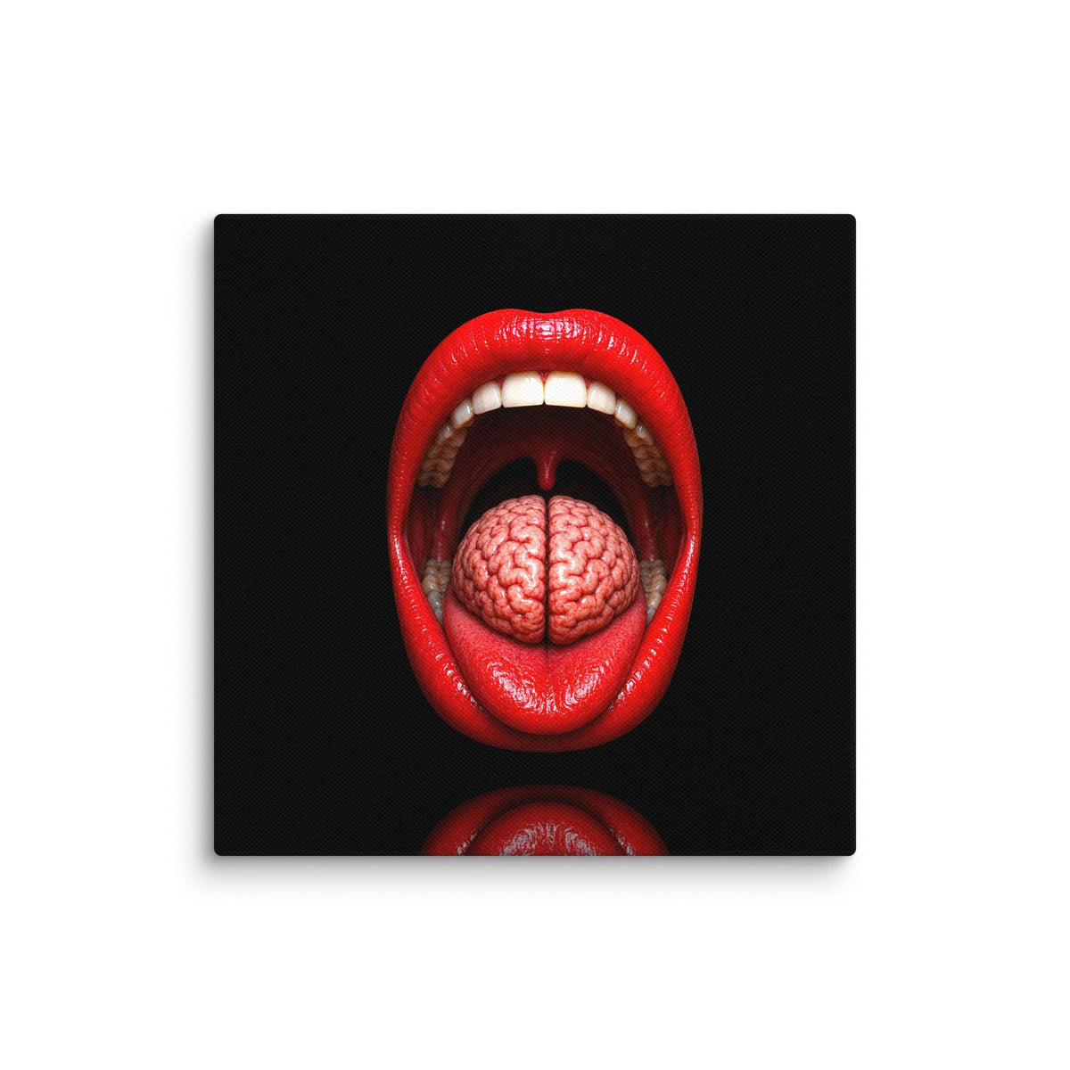 Lip Service Luxury Art Canvas - AETHERION GALLERY