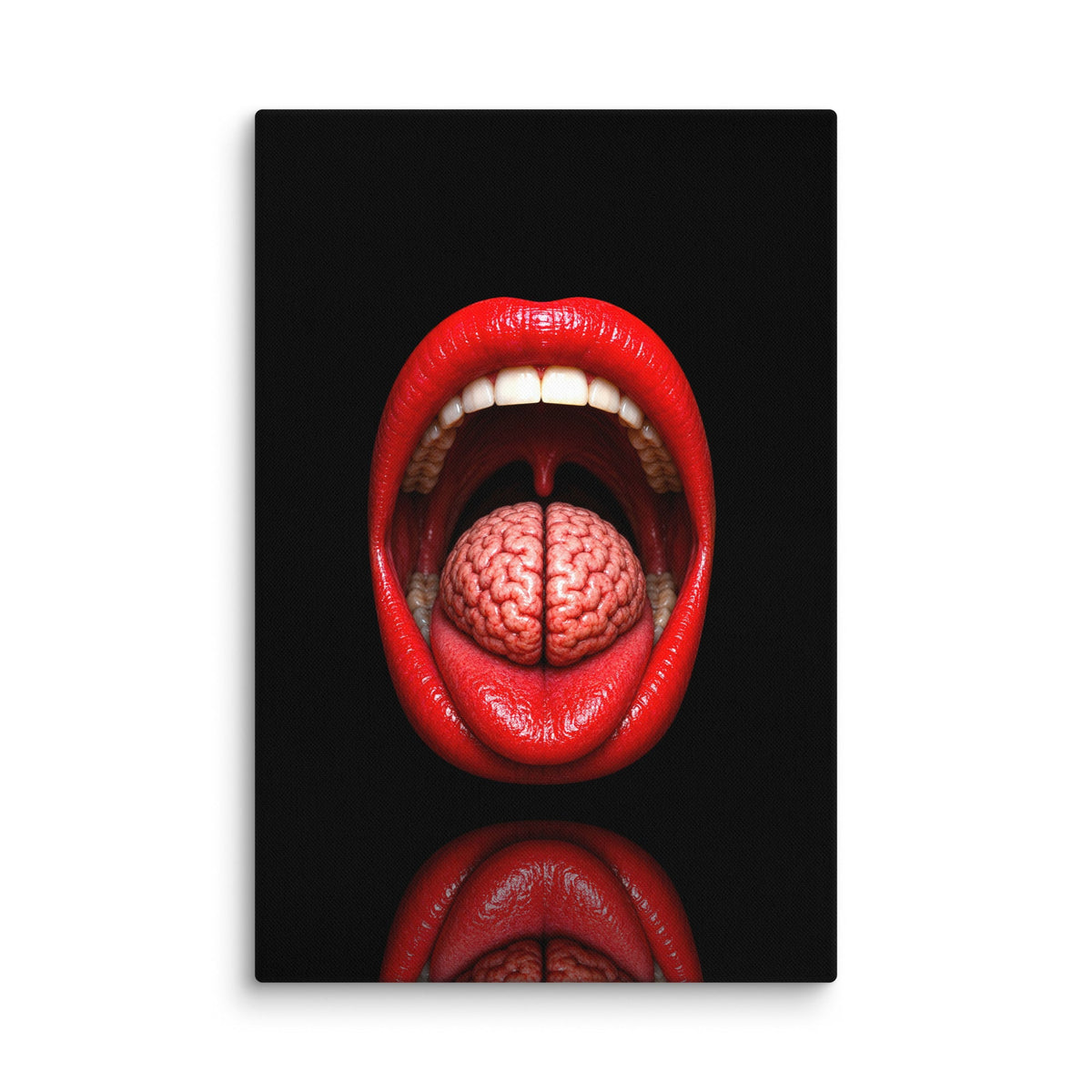 Lip Service Luxury Art Canvas - AETHERION GALLERY