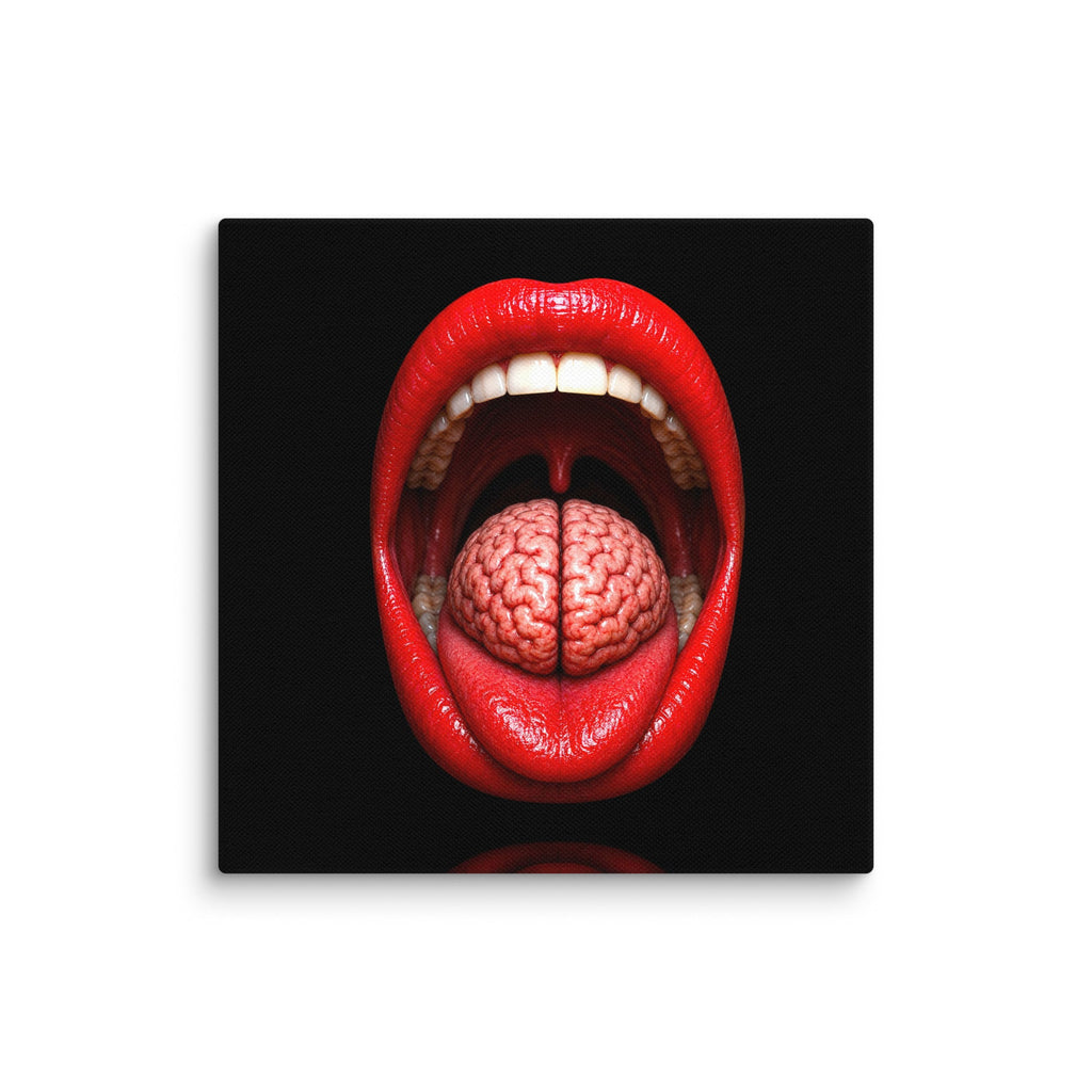 Lip Service Luxury Art Canvas - AETHERION GALLERY