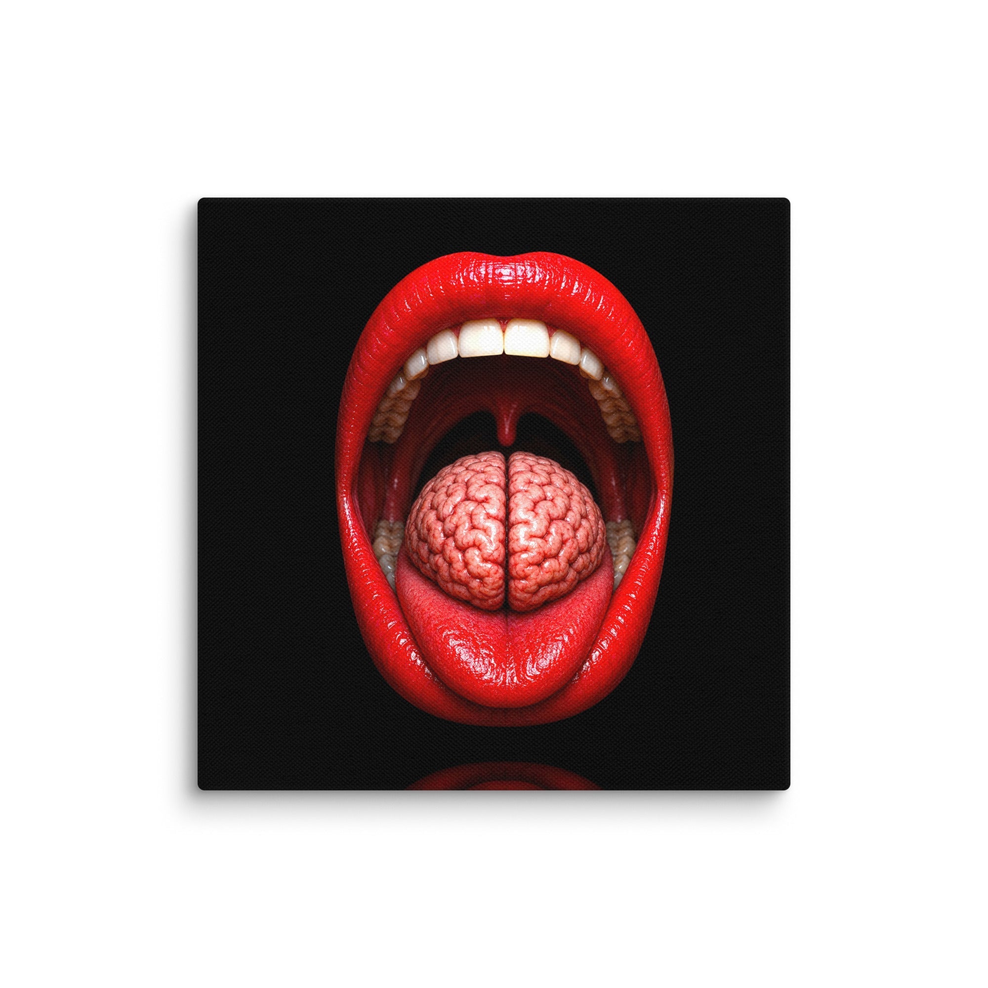 Lip Service Luxury Art Canvas - AETHERION GALLERY