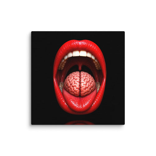 Lip Service Luxury Art Canvas - AETHERION GALLERY
