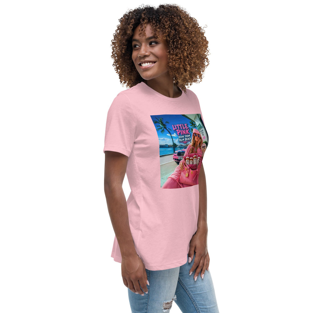Little Pink Ridin' from Palm Beach Women's Relaxed T-Shirt - AETHERION GALLERY