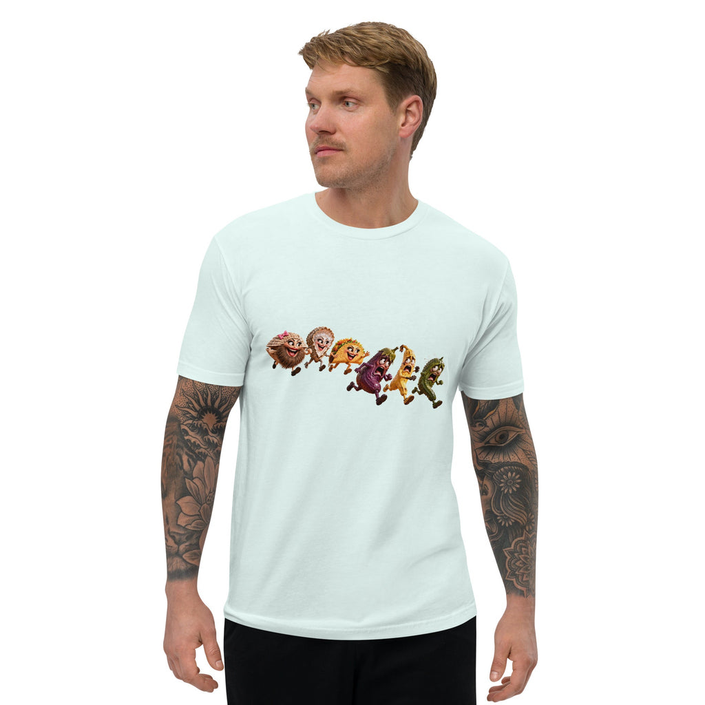 Scared Rotten -Men's Short Sleeve Fitted T-shirt - AETHERION GALLERY