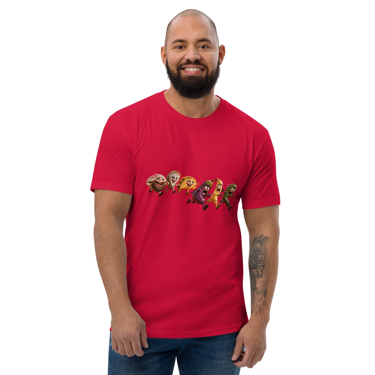 Scared Rotten -Men's Short Sleeve Fitted T-shirt - AETHERION GALLERY