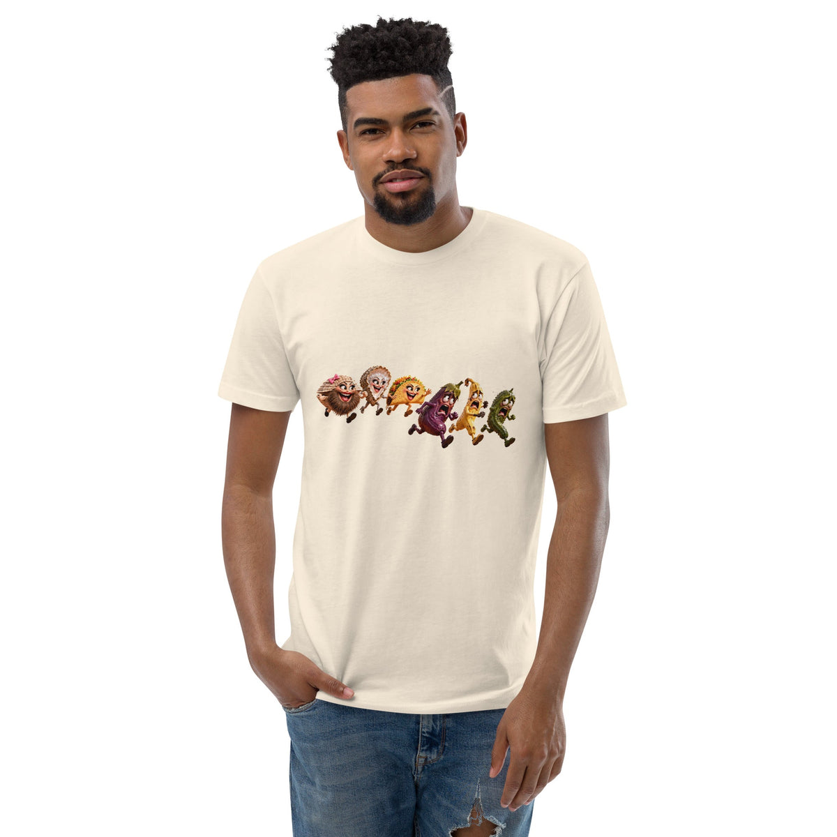 Scared Rotten -Men's Short Sleeve Fitted T-shirt - AETHERION GALLERY