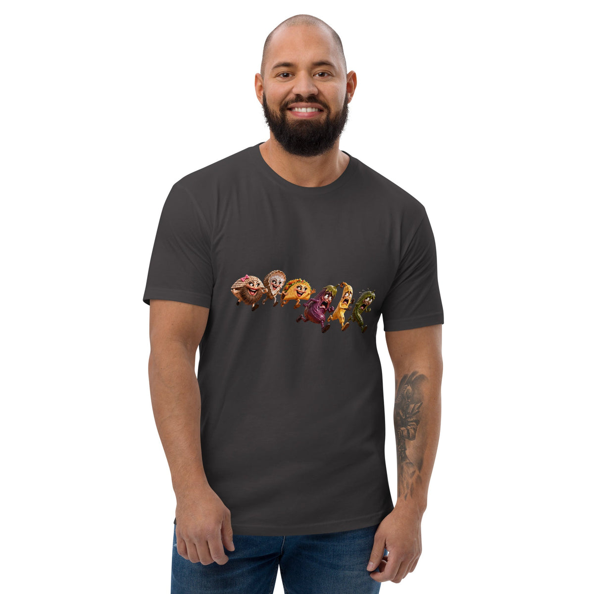 Scared Rotten -Men's Short Sleeve Fitted T-shirt - AETHERION GALLERY