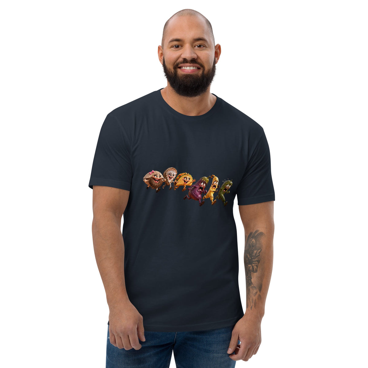 Scared Rotten -Men's Short Sleeve Fitted T-shirt - AETHERION GALLERY