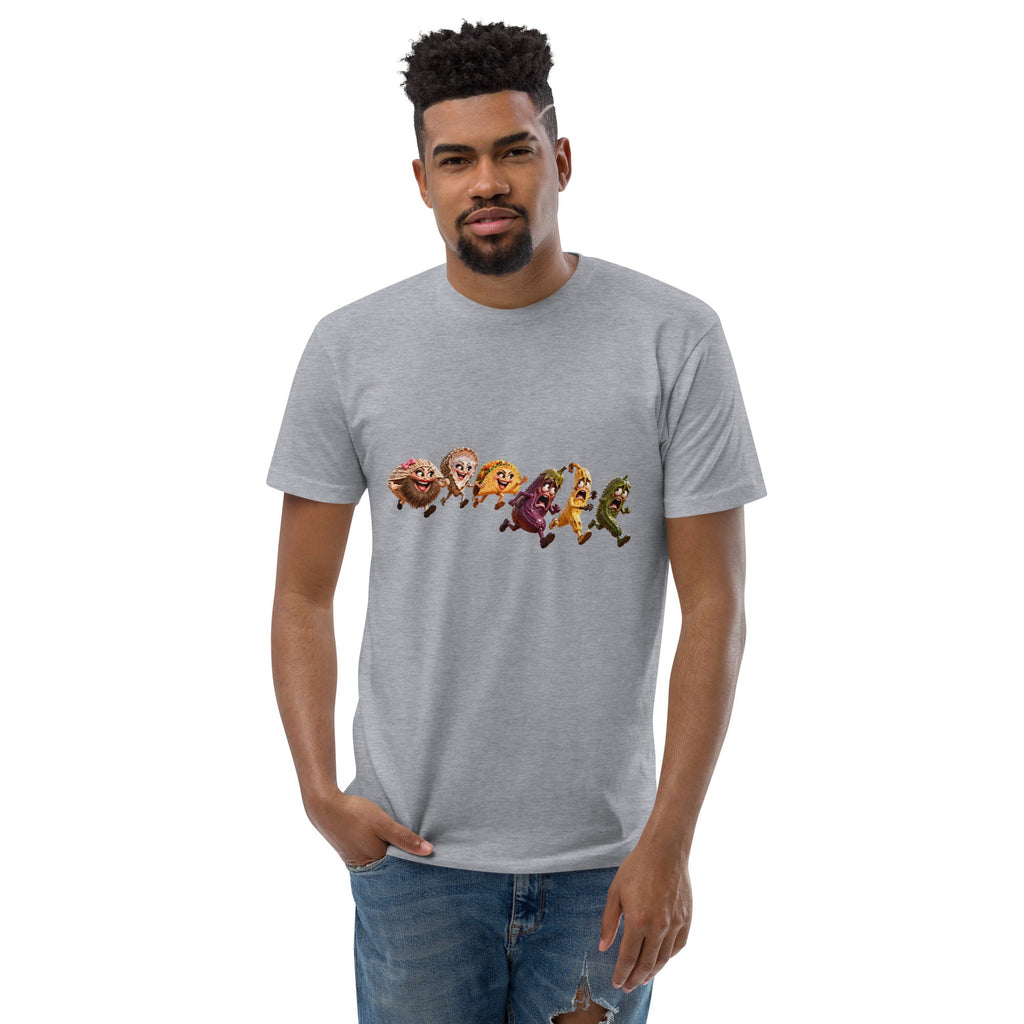 Scared Rotten -Men's Short Sleeve Fitted T-shirt - AETHERION GALLERY