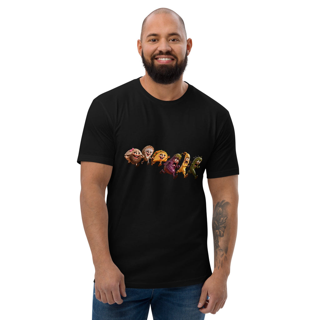 Scared Rotten -Men's Short Sleeve Fitted T-shirt - AETHERION GALLERY