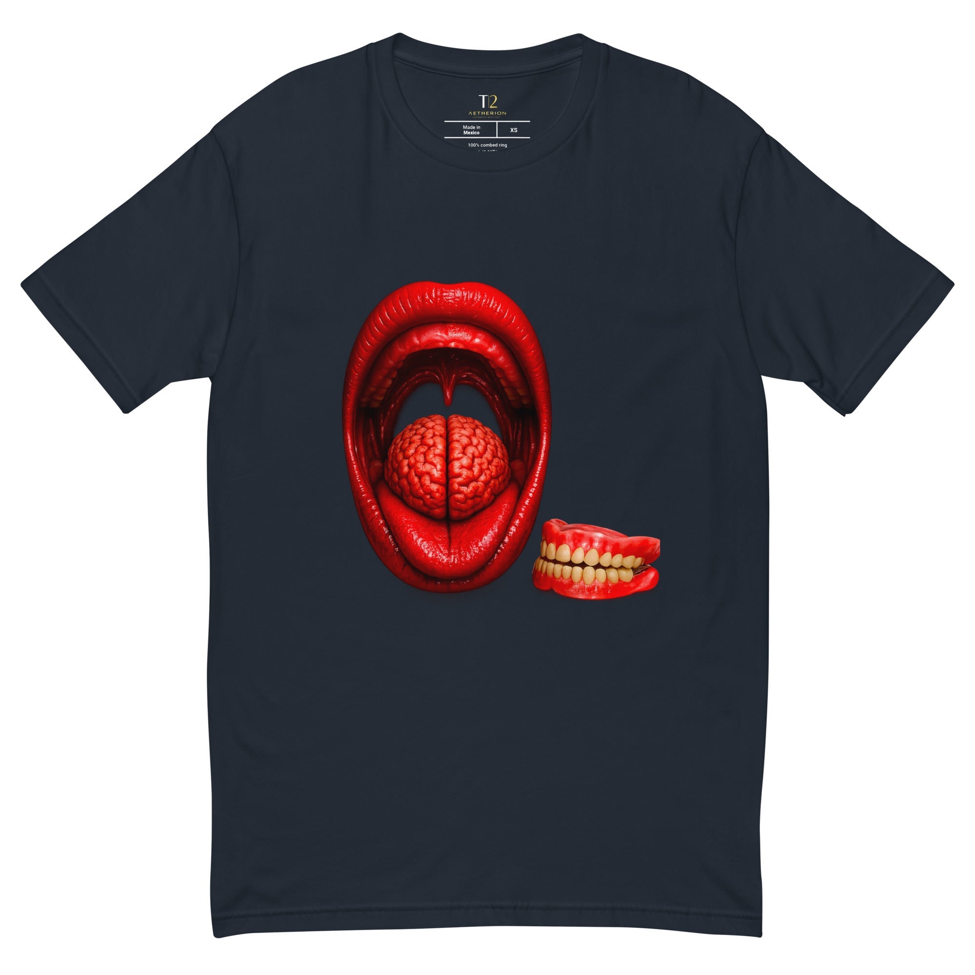Soft Lips, Smooth Service - Men's Premium Fitted T-Shirt - AETHERION GALLERY