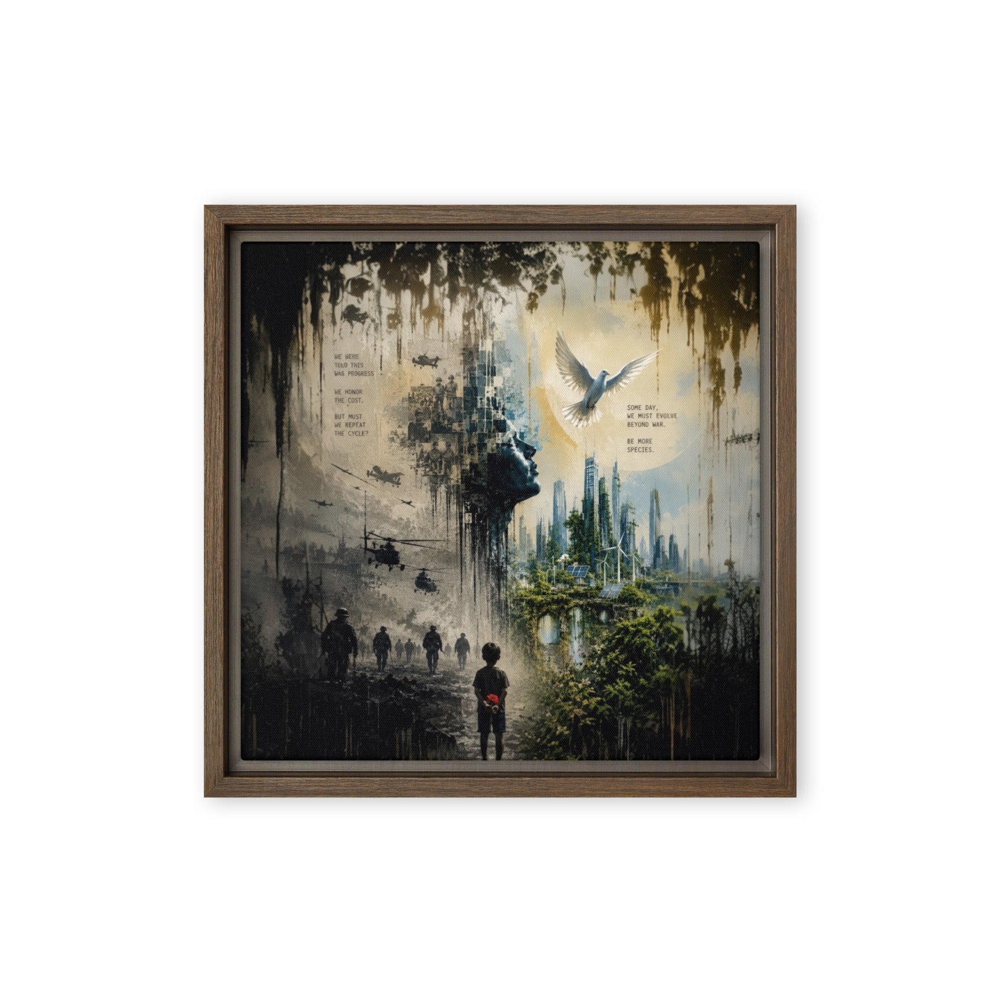 Species in Waiting - Framed Canvas - AETHERION GALLERY