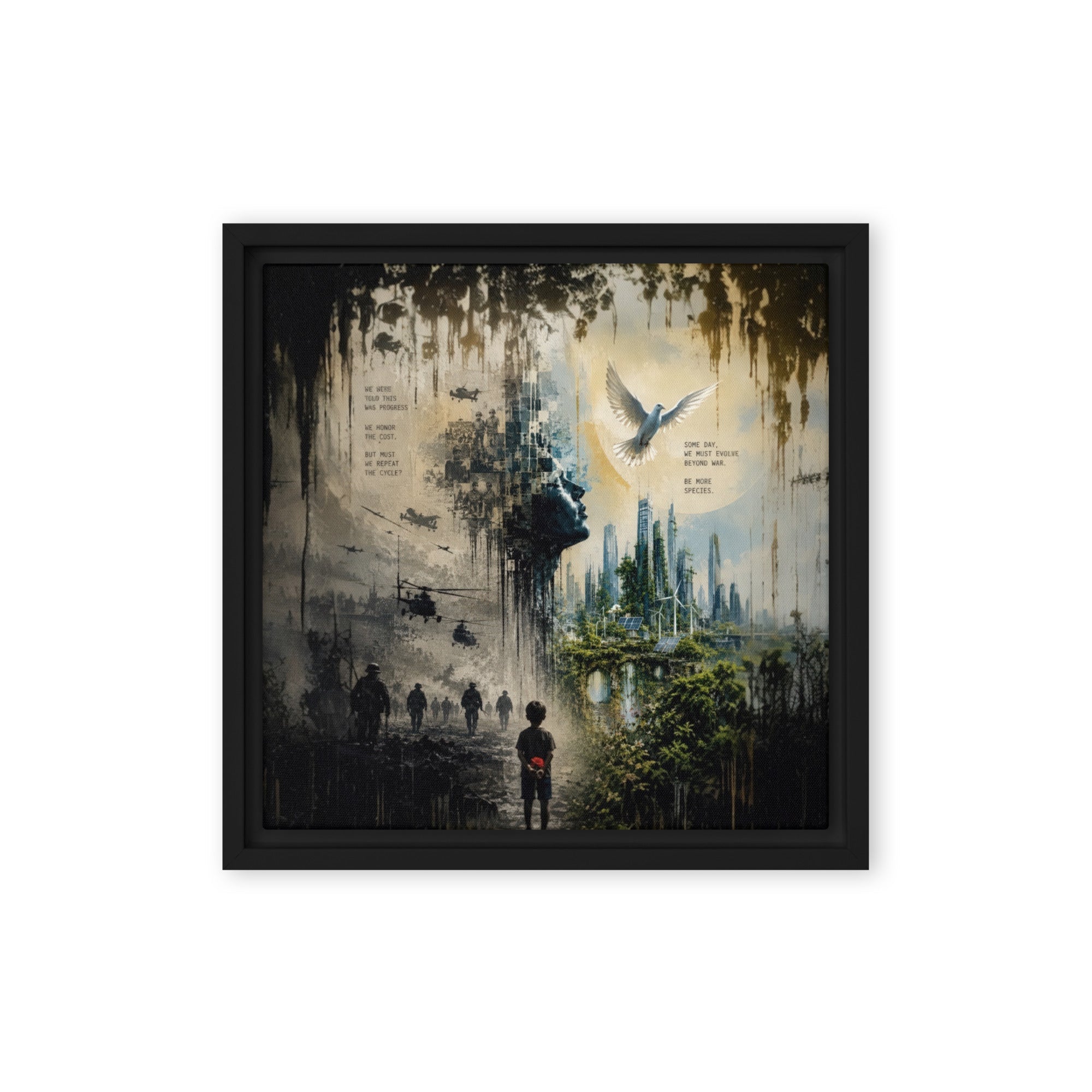Species in Waiting - Framed Canvas - AETHERION GALLERY