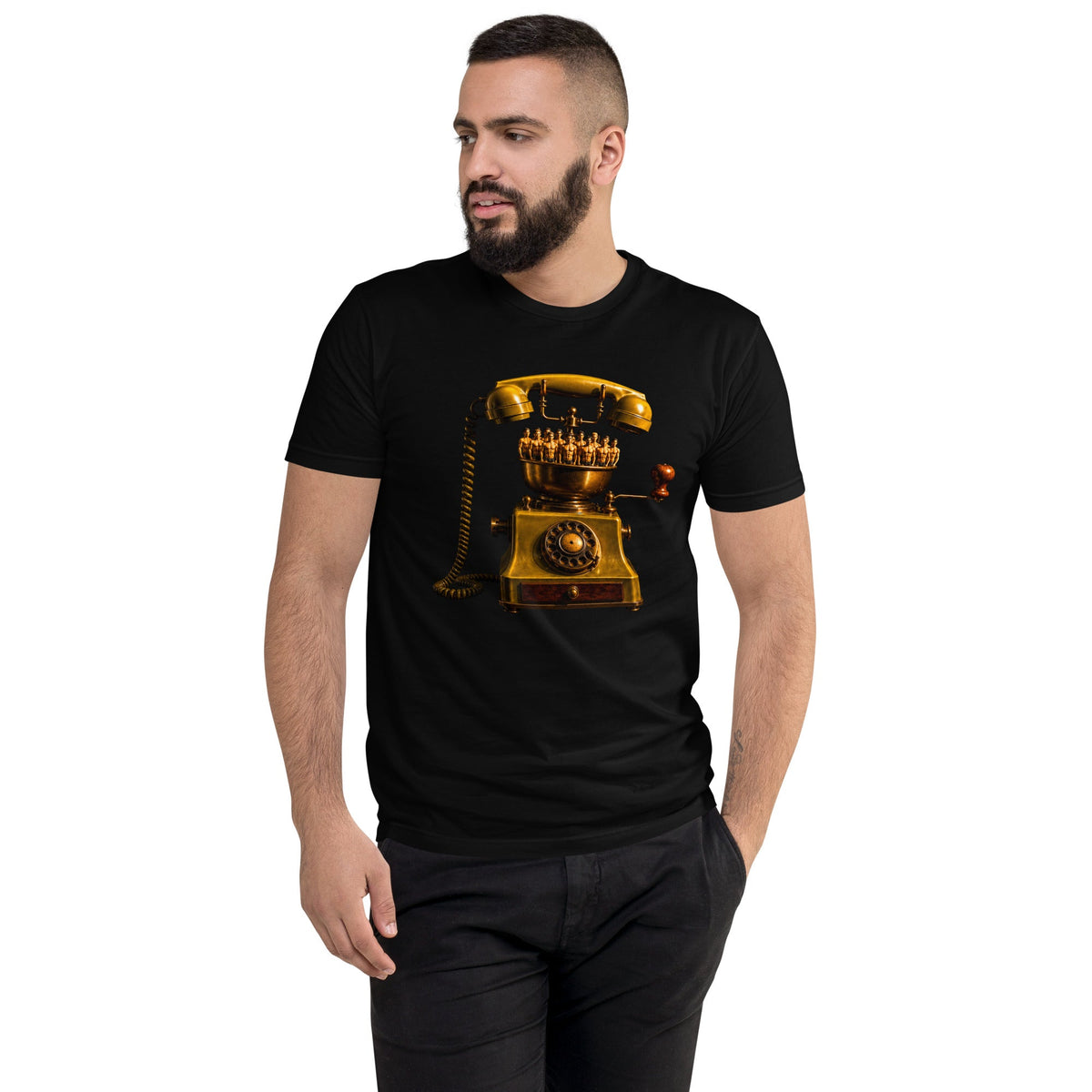 The Grinder - Men's Short Sleeve Fitted T-shirt - AETHERION GALLERY