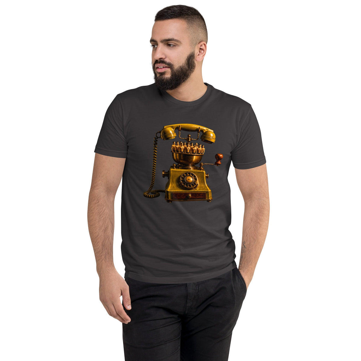 The Grinder - Men's Short Sleeve Fitted T-shirt - AETHERION GALLERY