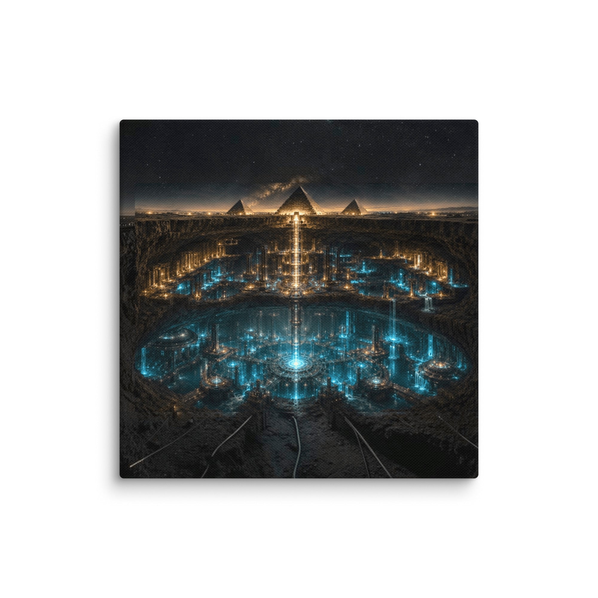 The Hidden Engine Beneath Giza - AETHERION GALLERY