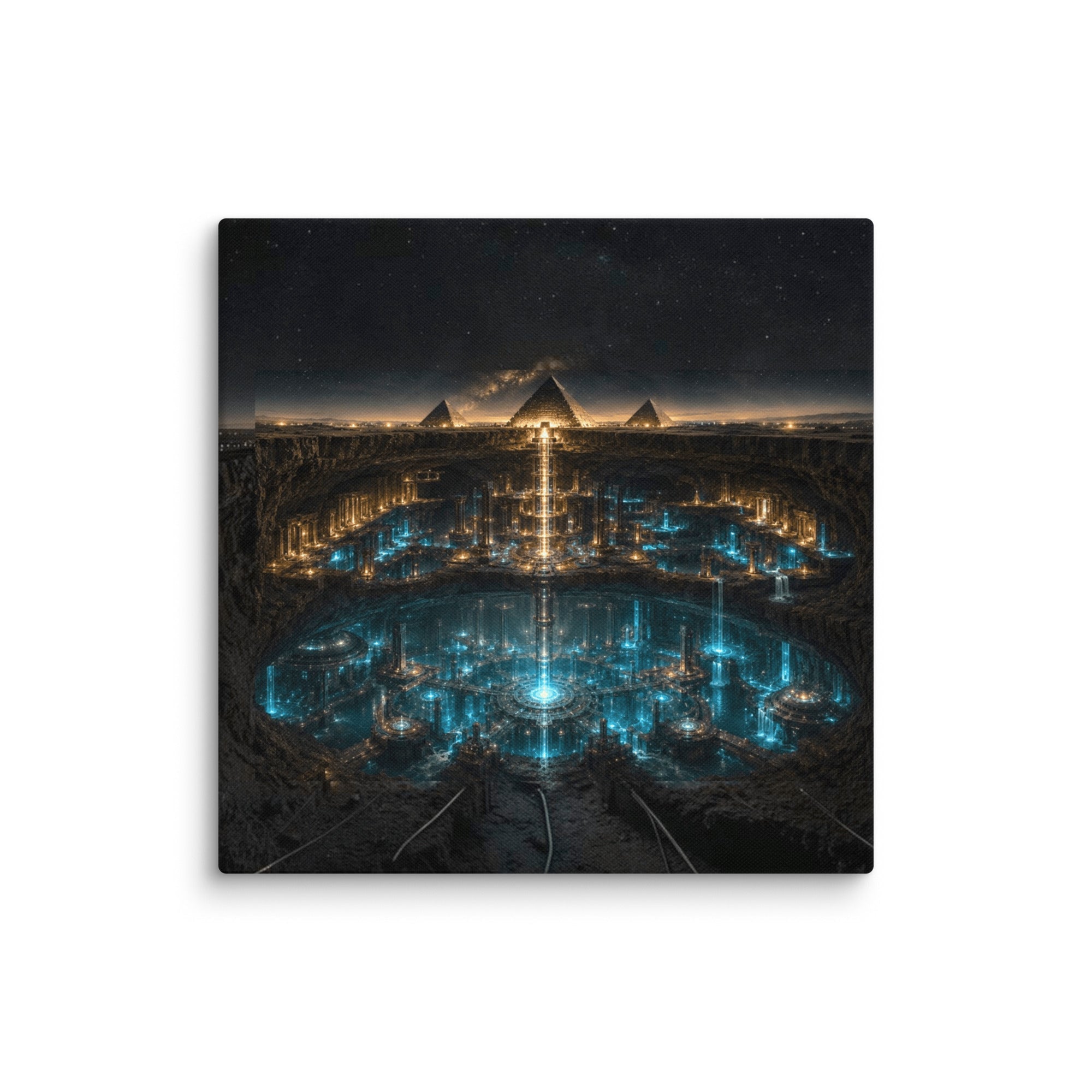The Hidden Engine Beneath Giza - AETHERION GALLERY