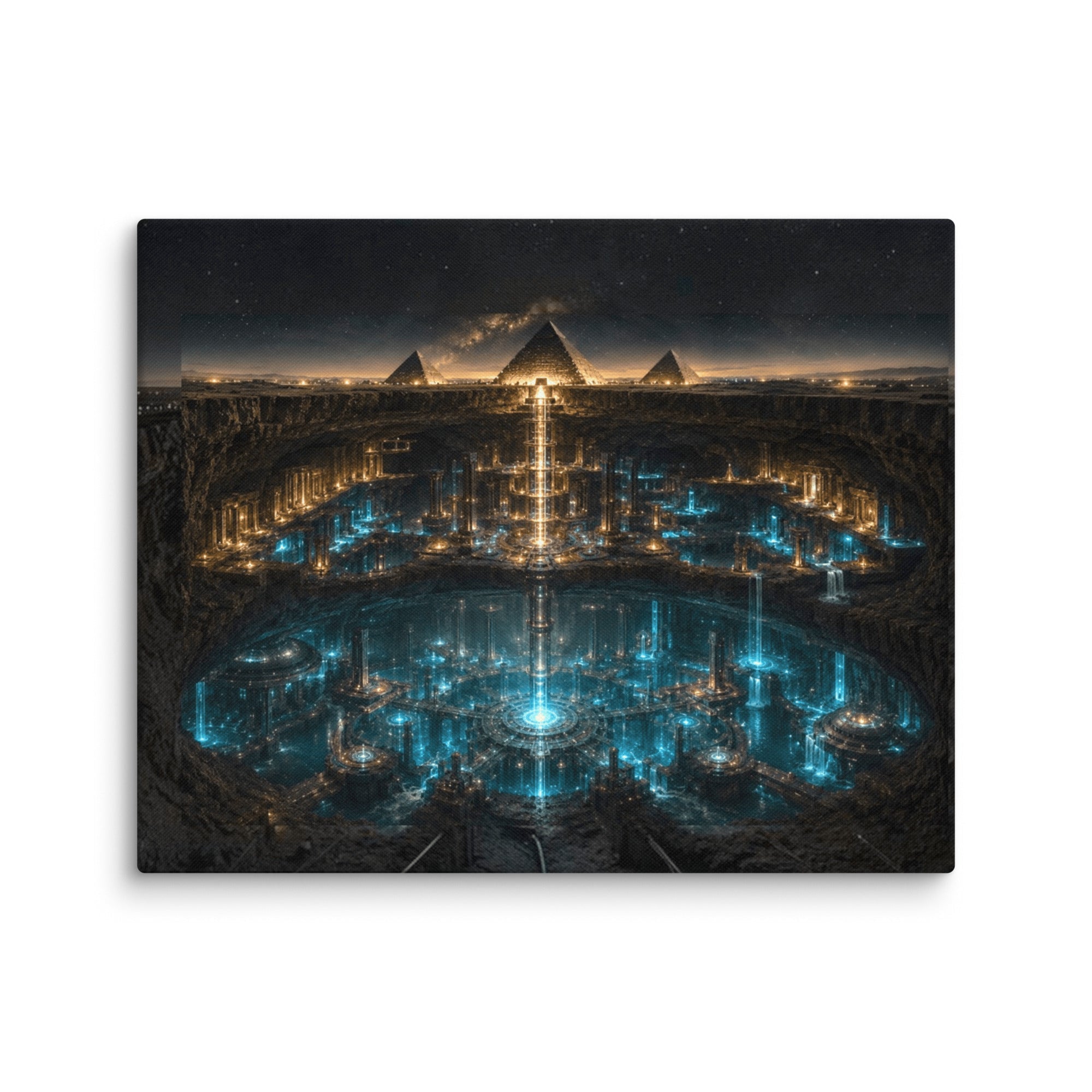 The Hidden Engine Beneath Giza - AETHERION GALLERY