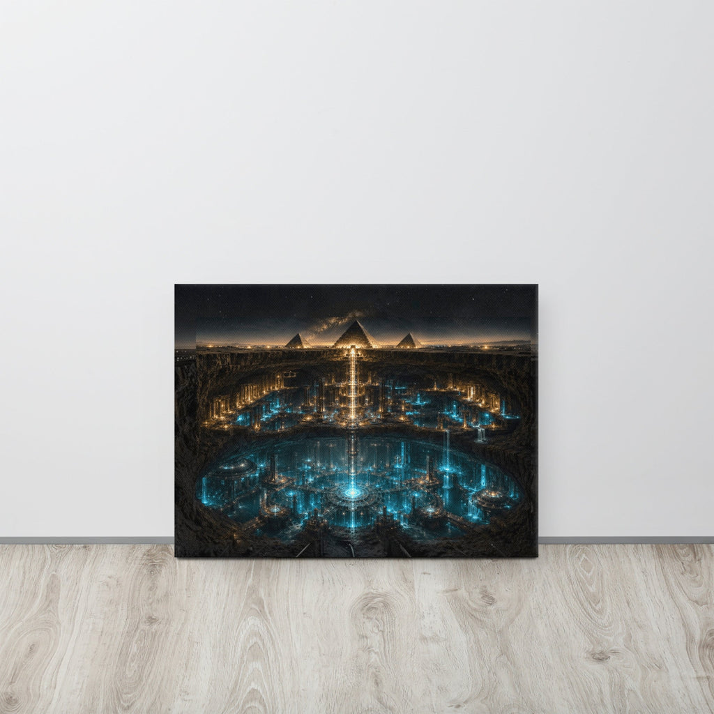 The Hidden Engine Beneath Giza - AETHERION GALLERY