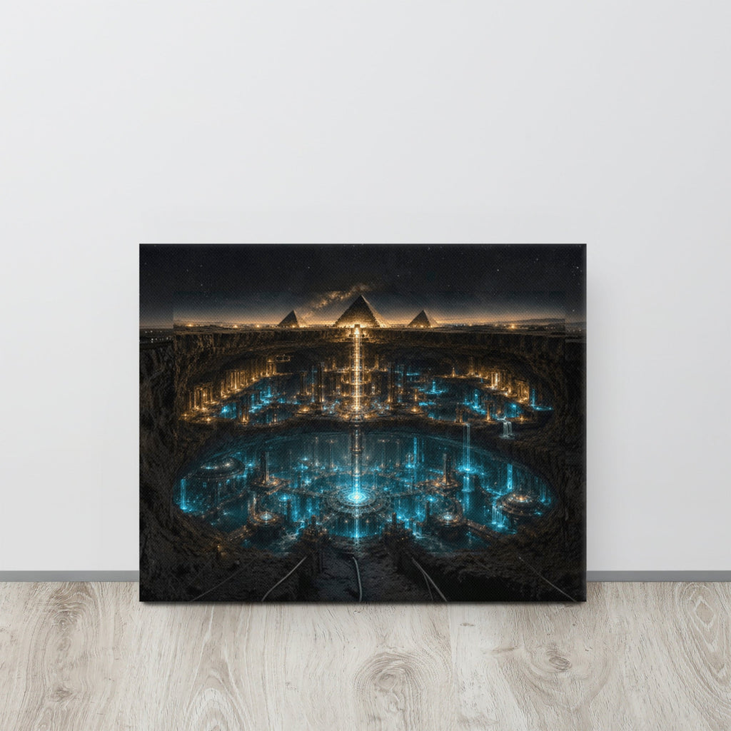 The Hidden Engine Beneath Giza - AETHERION GALLERY