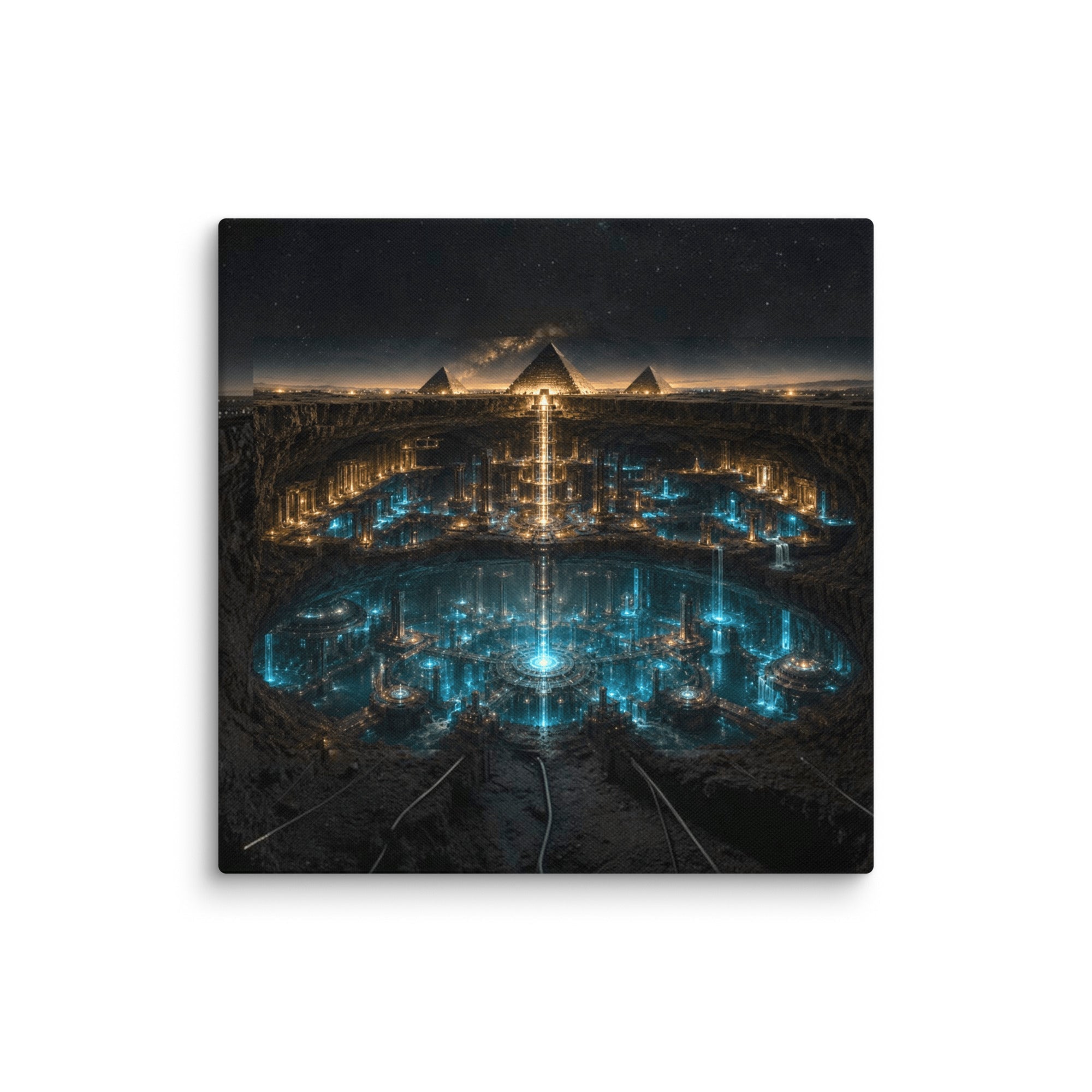 The Hidden Engine Beneath Giza - AETHERION GALLERY