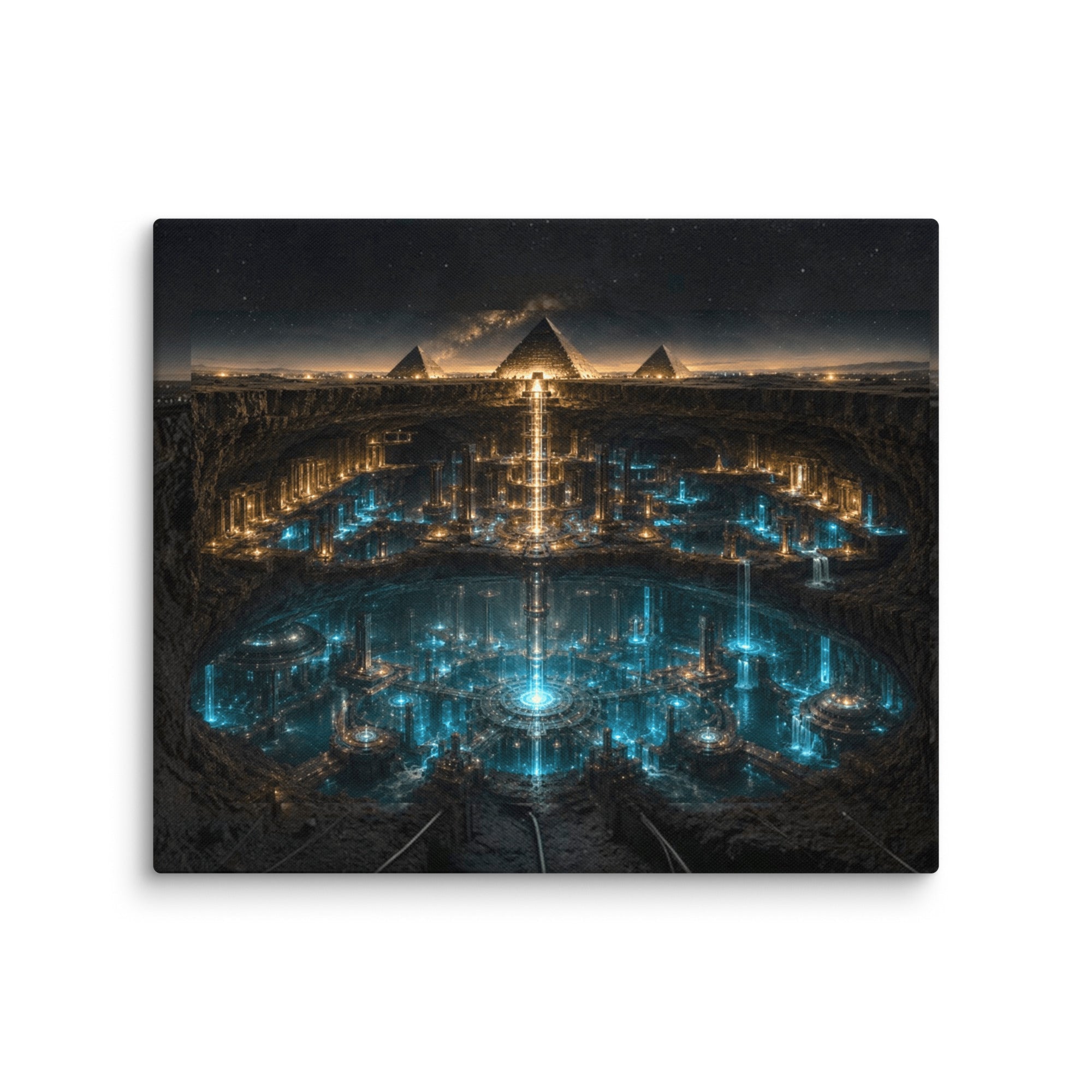 The Hidden Engine Beneath Giza - AETHERION GALLERY