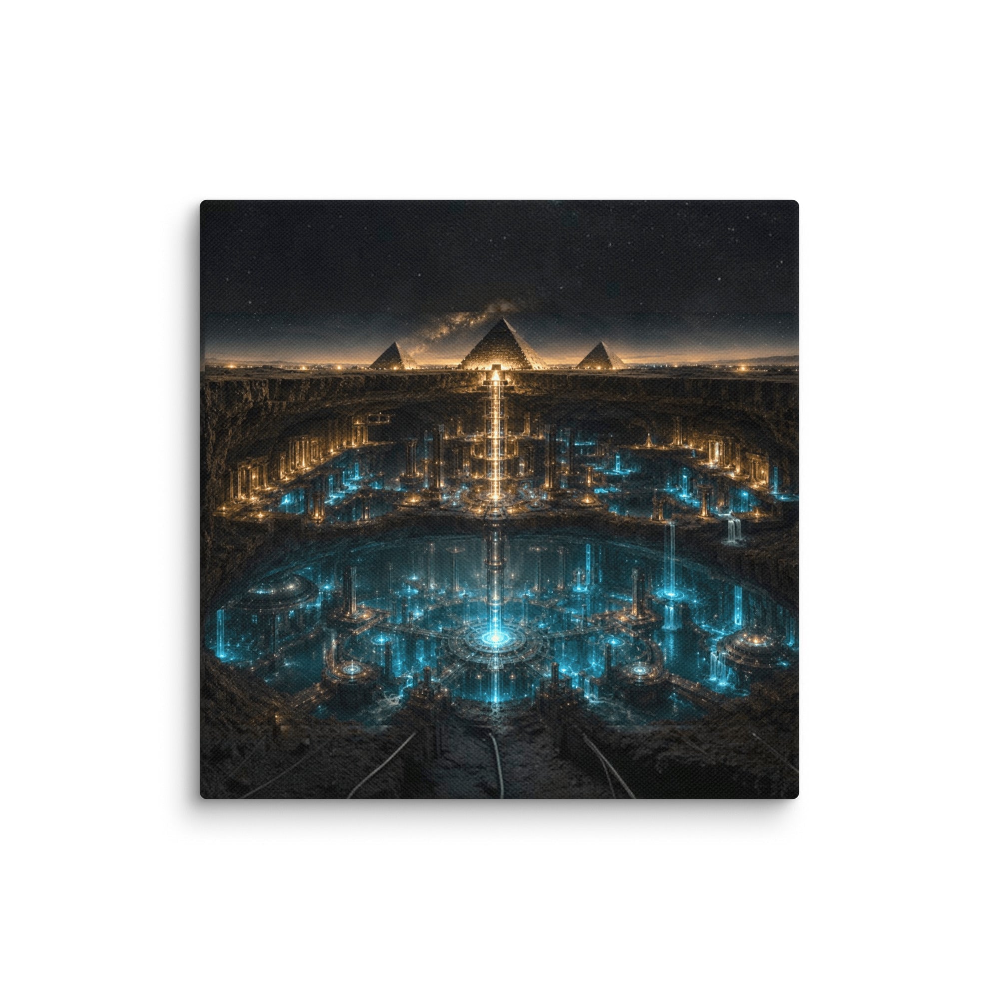 The Hidden Engine Beneath Giza - AETHERION GALLERY