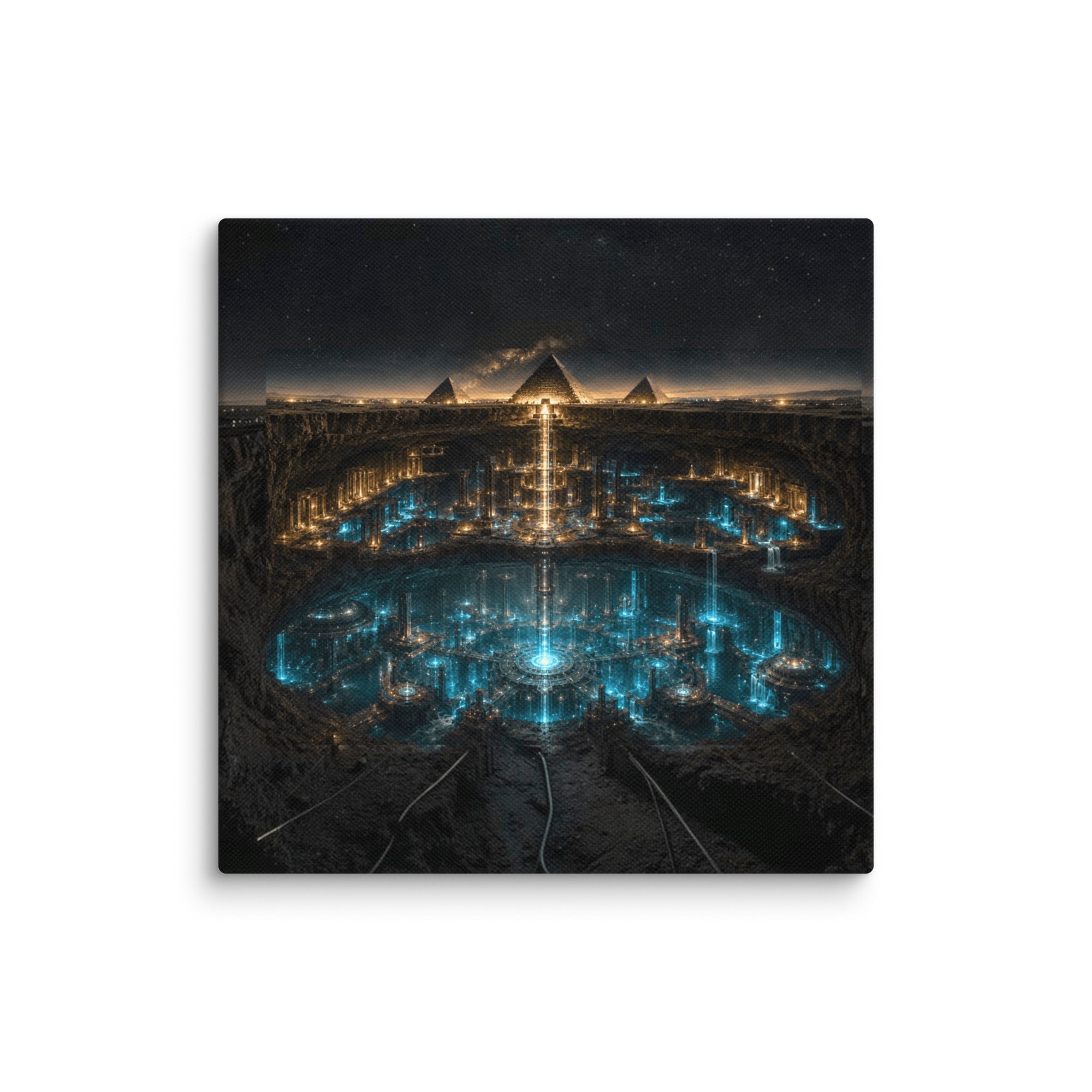 The Hidden Engine Beneath Giza - AETHERION GALLERY