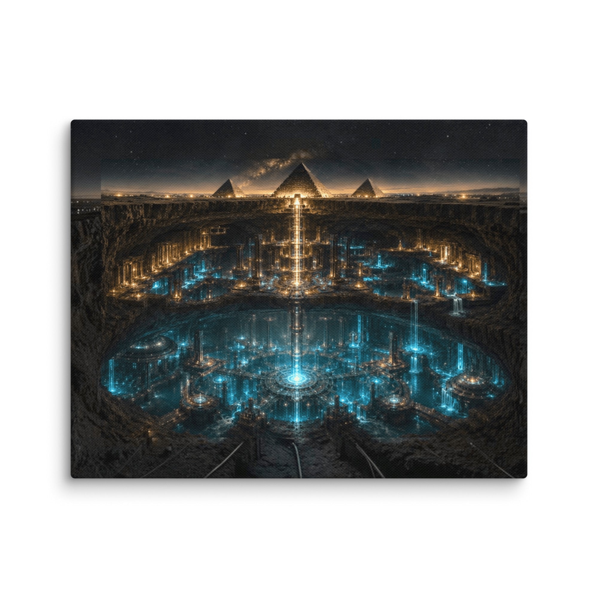 The Hidden Engine Beneath Giza - AETHERION GALLERY