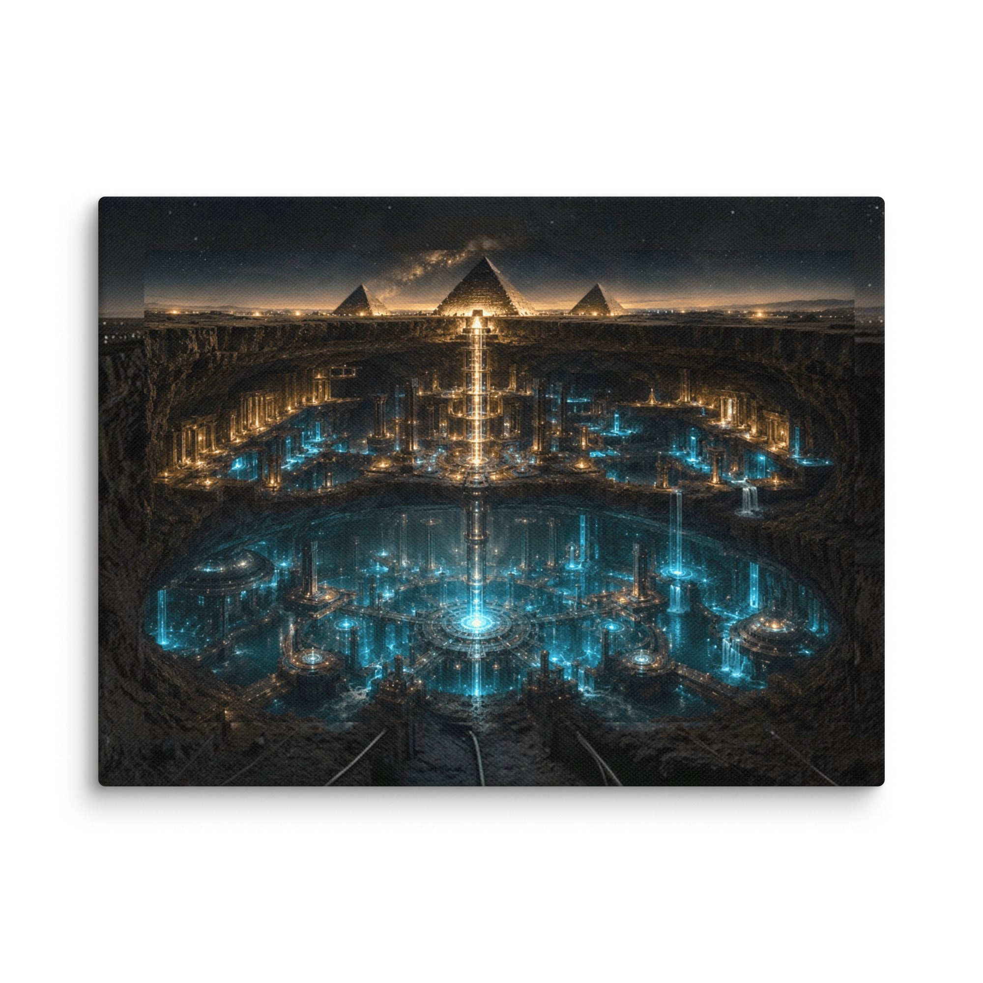 The Hidden Engine Beneath Giza - AETHERION GALLERY