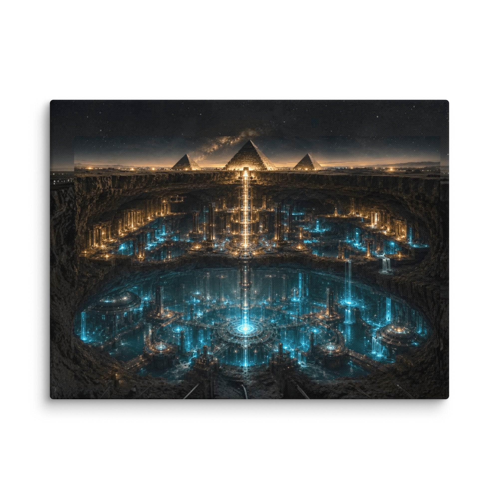 The Hidden Engine Beneath Giza - AETHERION GALLERY