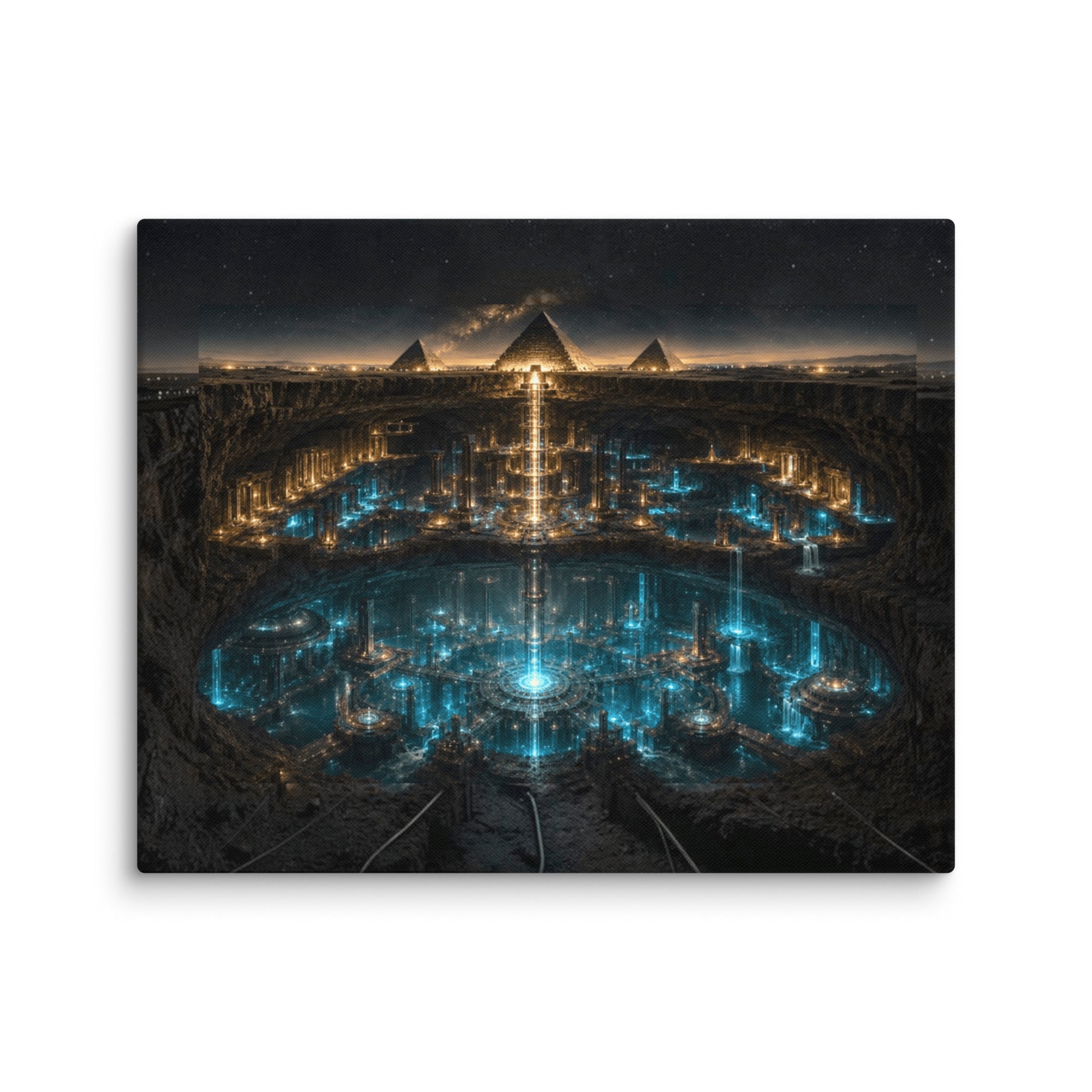 The Hidden Engine Beneath Giza - AETHERION GALLERY