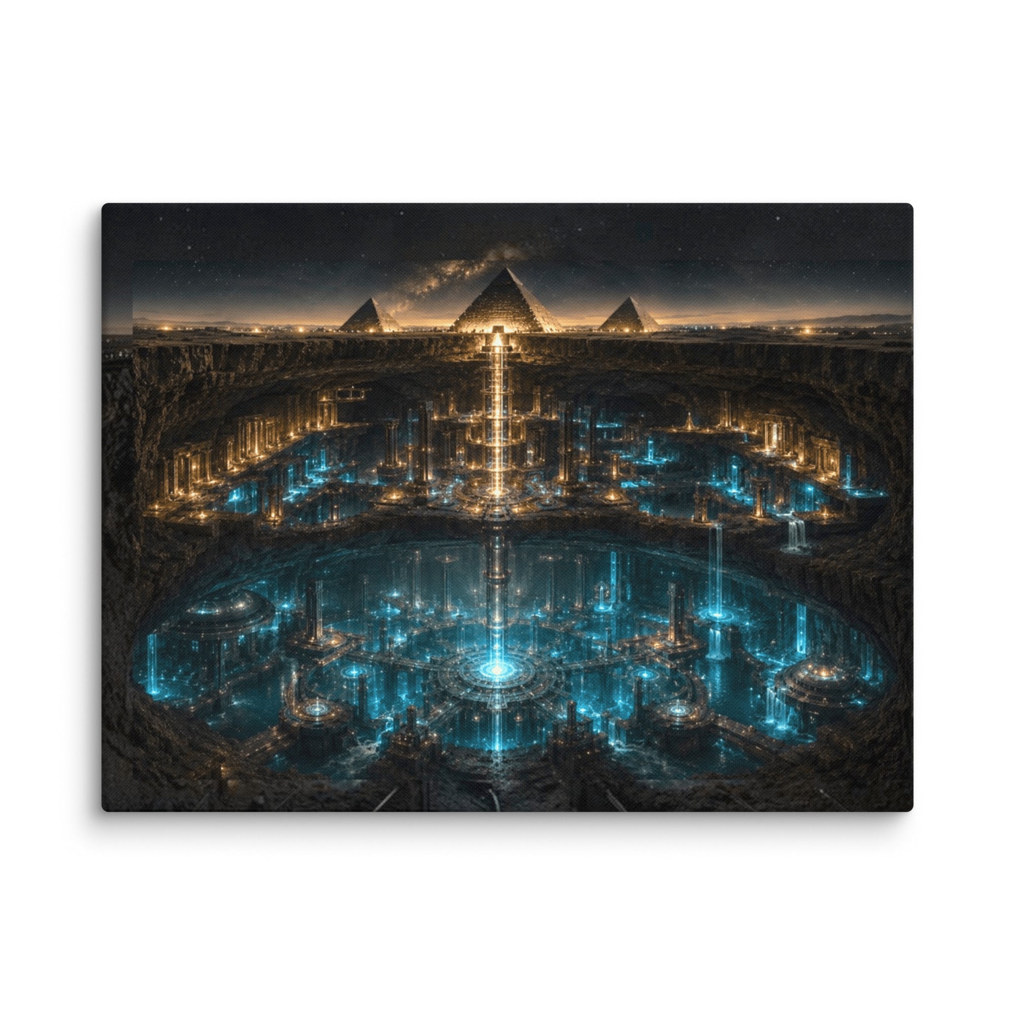The Hidden Engine Beneath Giza - AETHERION GALLERY
