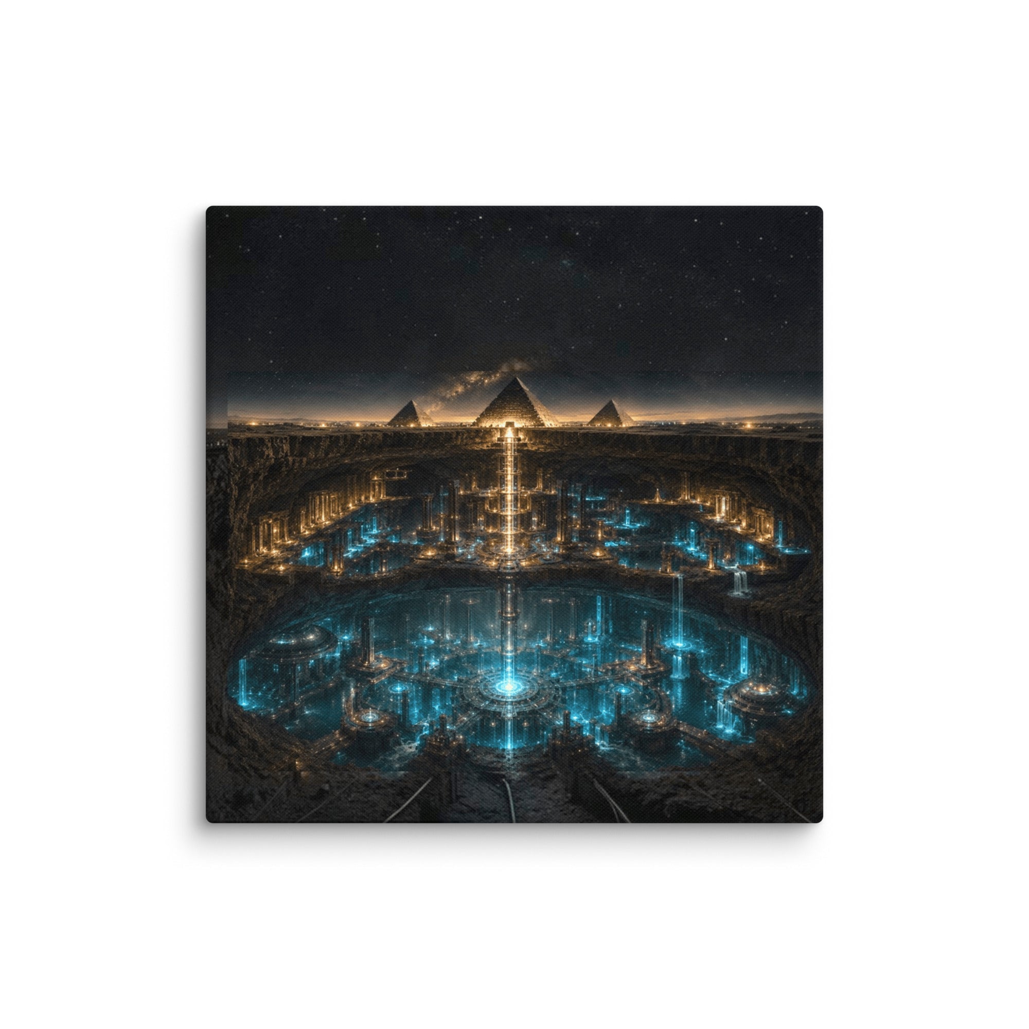 The Hidden Engine Beneath Giza - AETHERION GALLERY